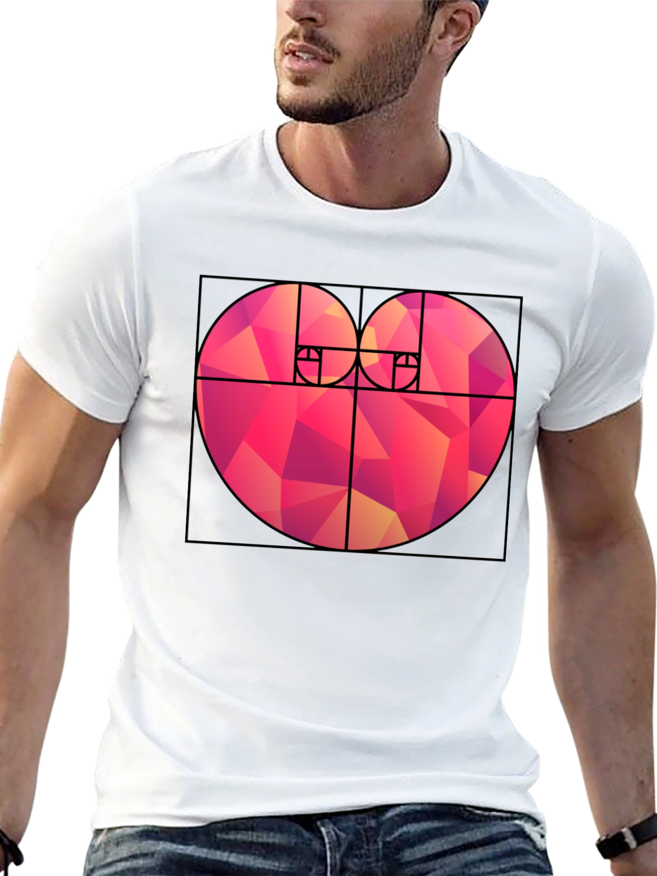 Geometric Heart T-Shirt