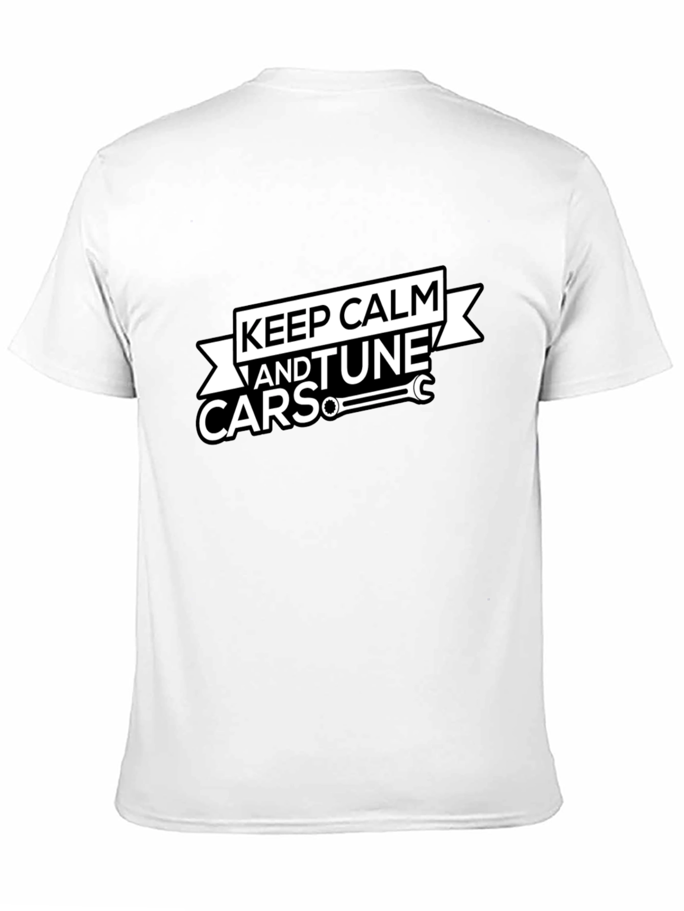 Keep Calm and Tune Cars Black T-Shirt