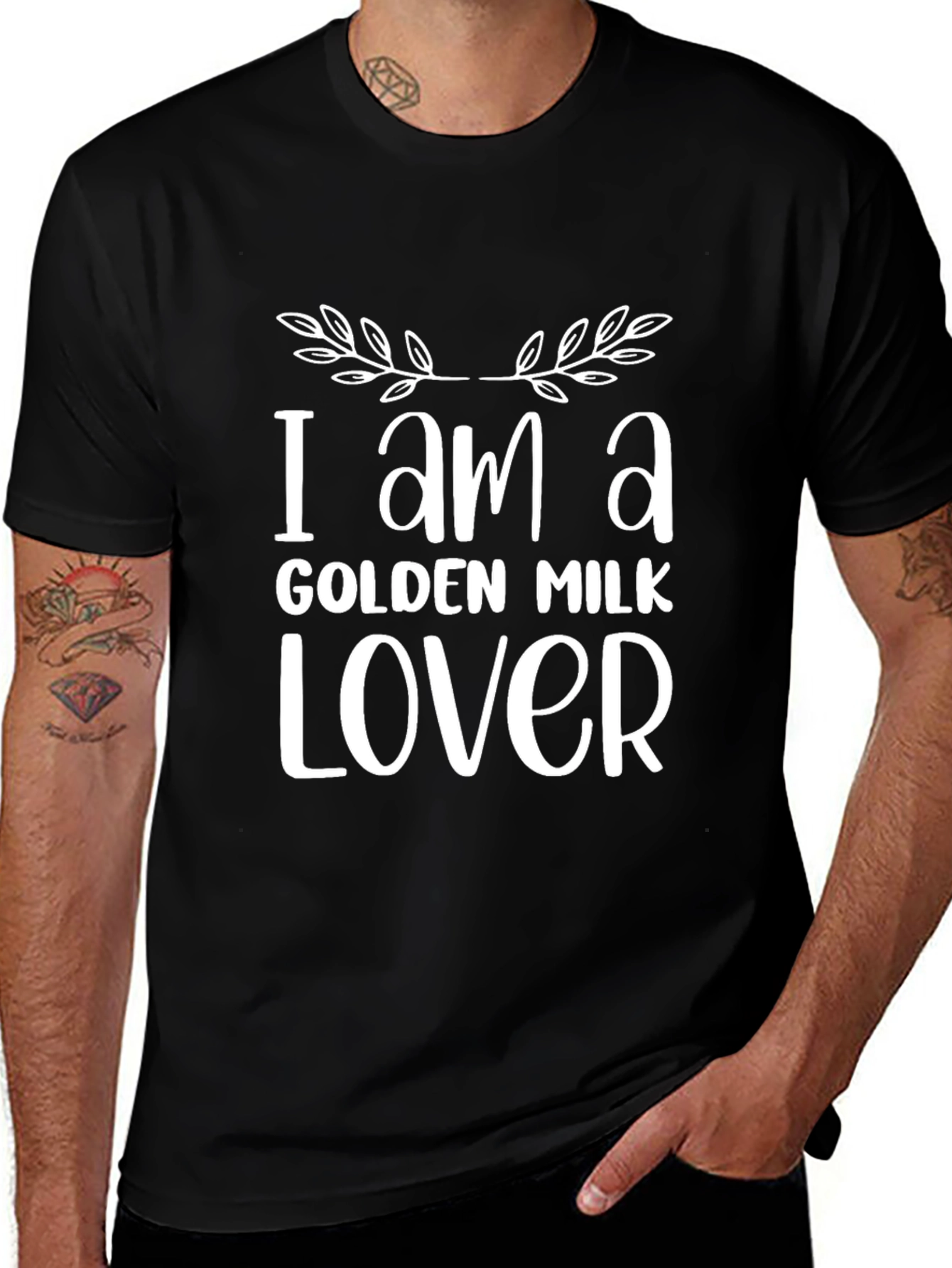 Golden Milk Lover T-Shirt - Soft Cotton Tee