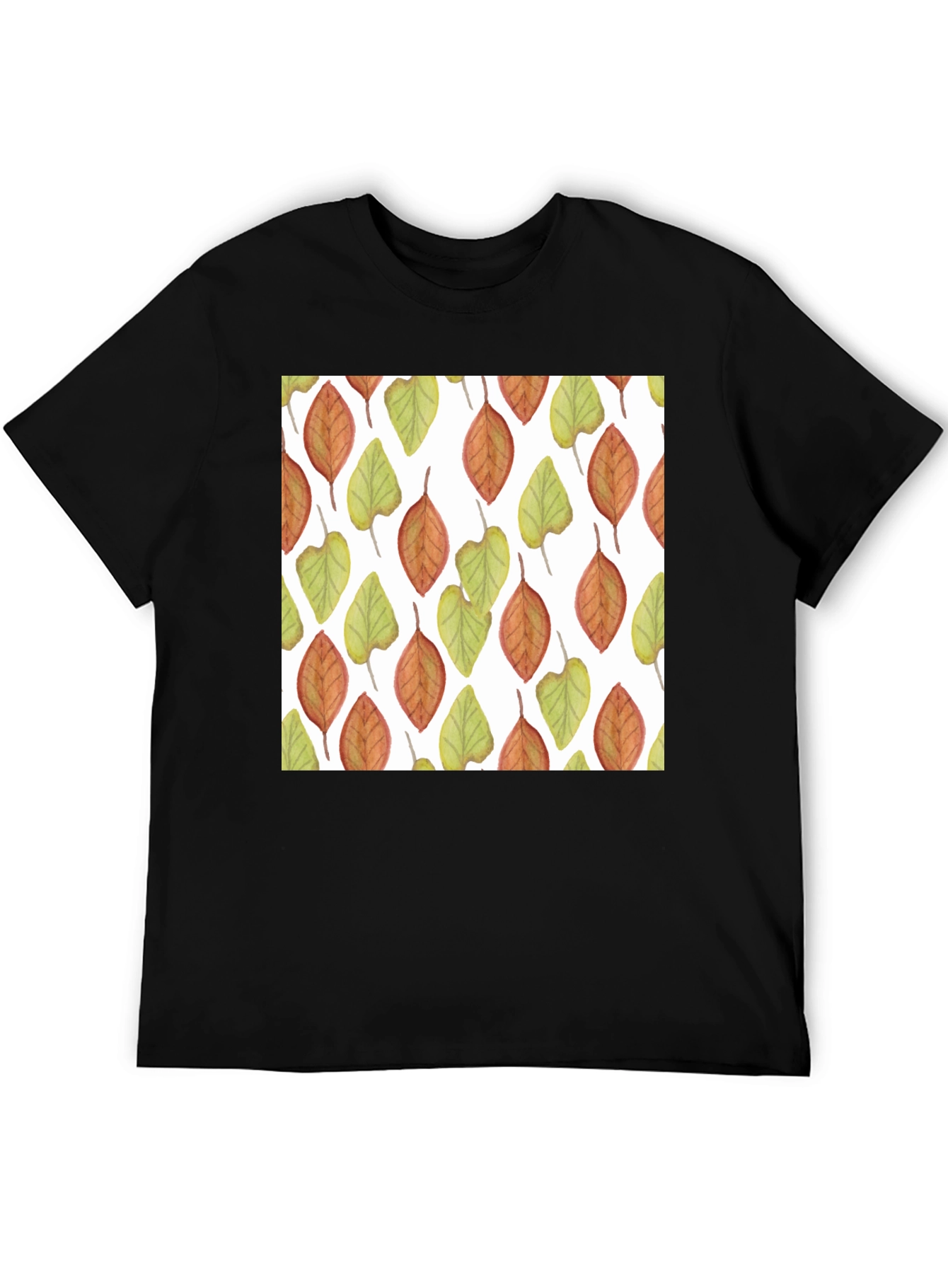 Leaf Pattern T-Shirt