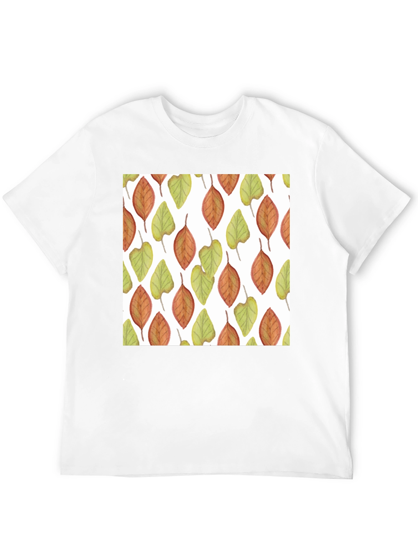 Leaf Pattern T-Shirt