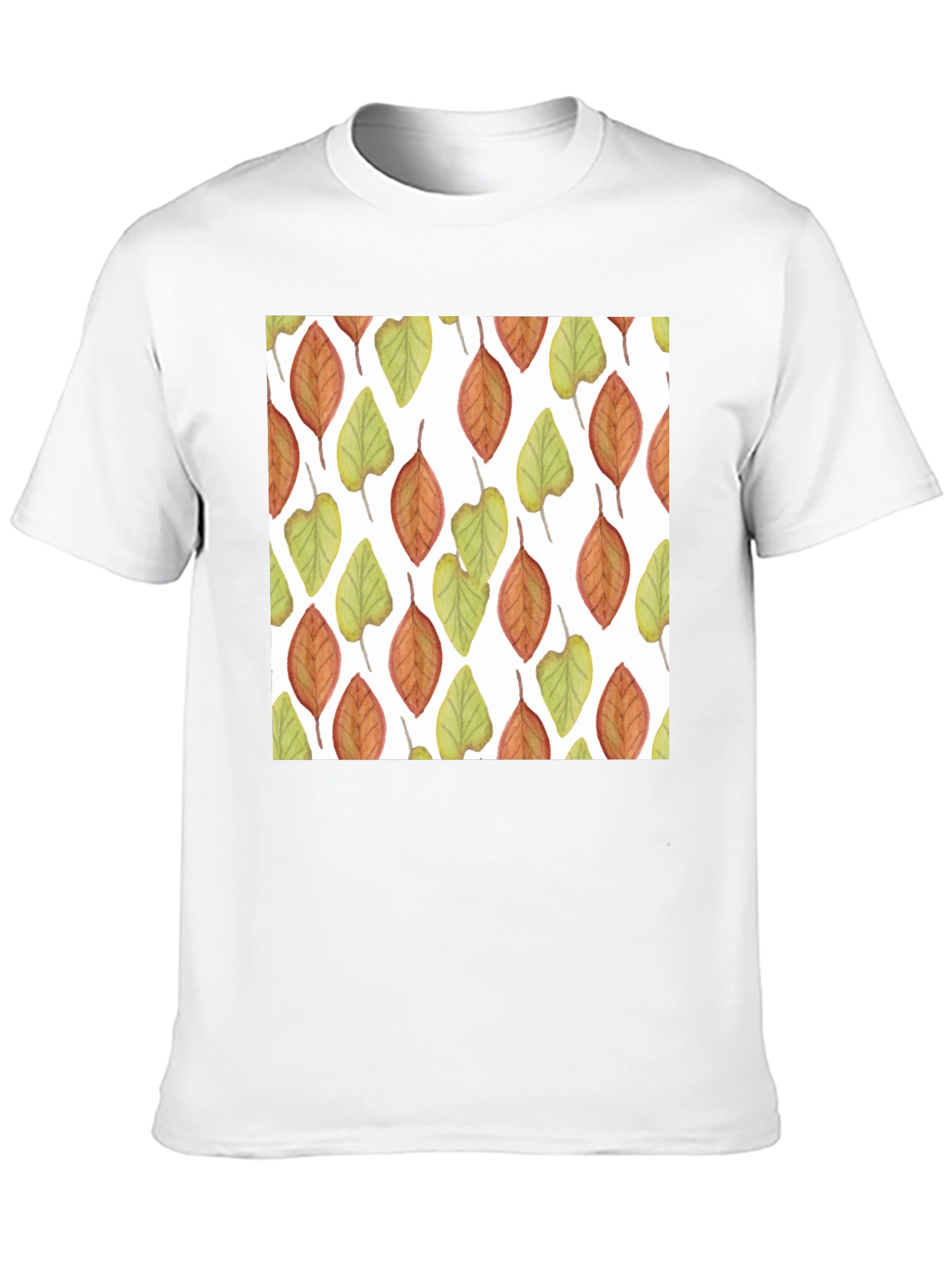 Leaf Pattern T-Shirt