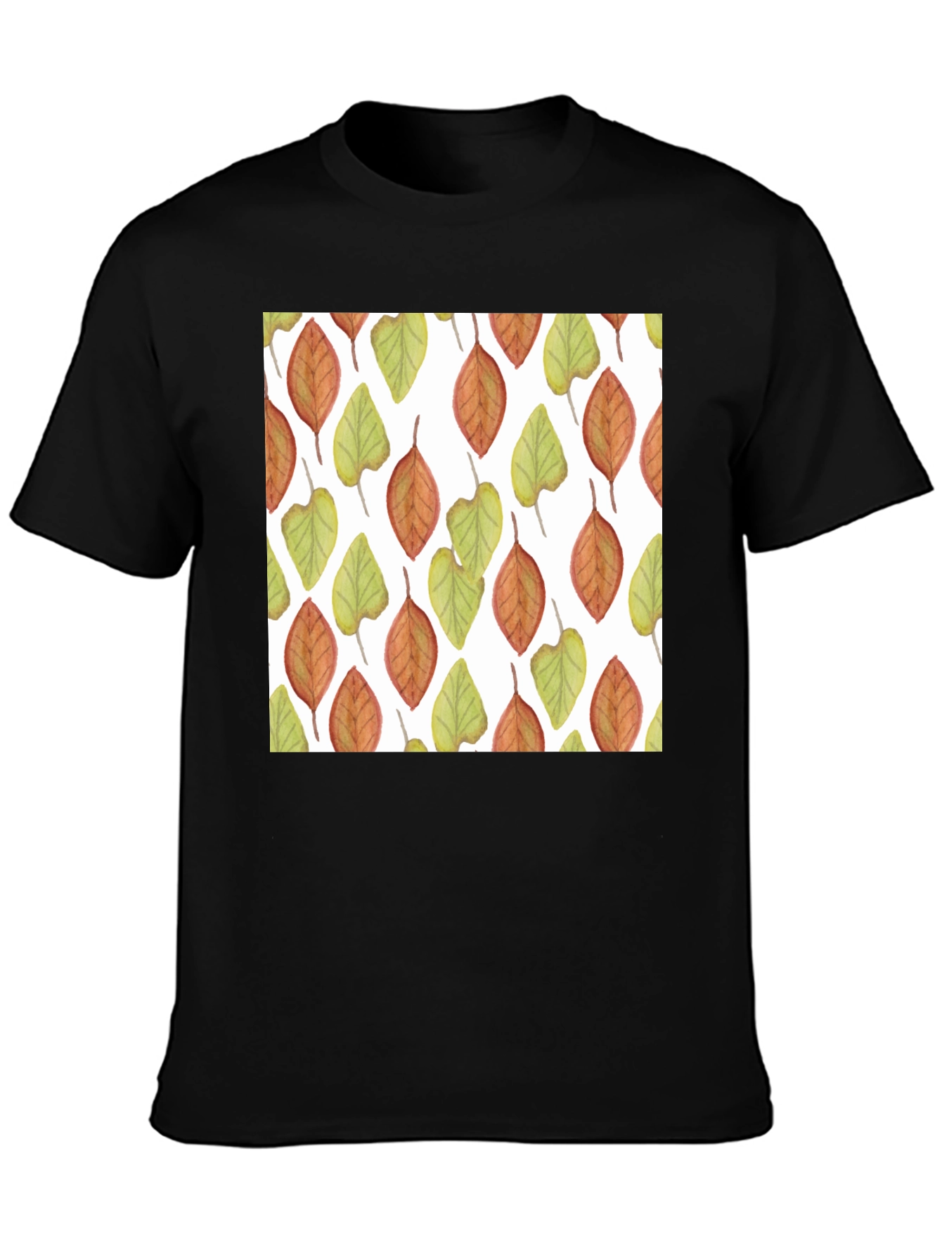 Leaf Pattern T-Shirt