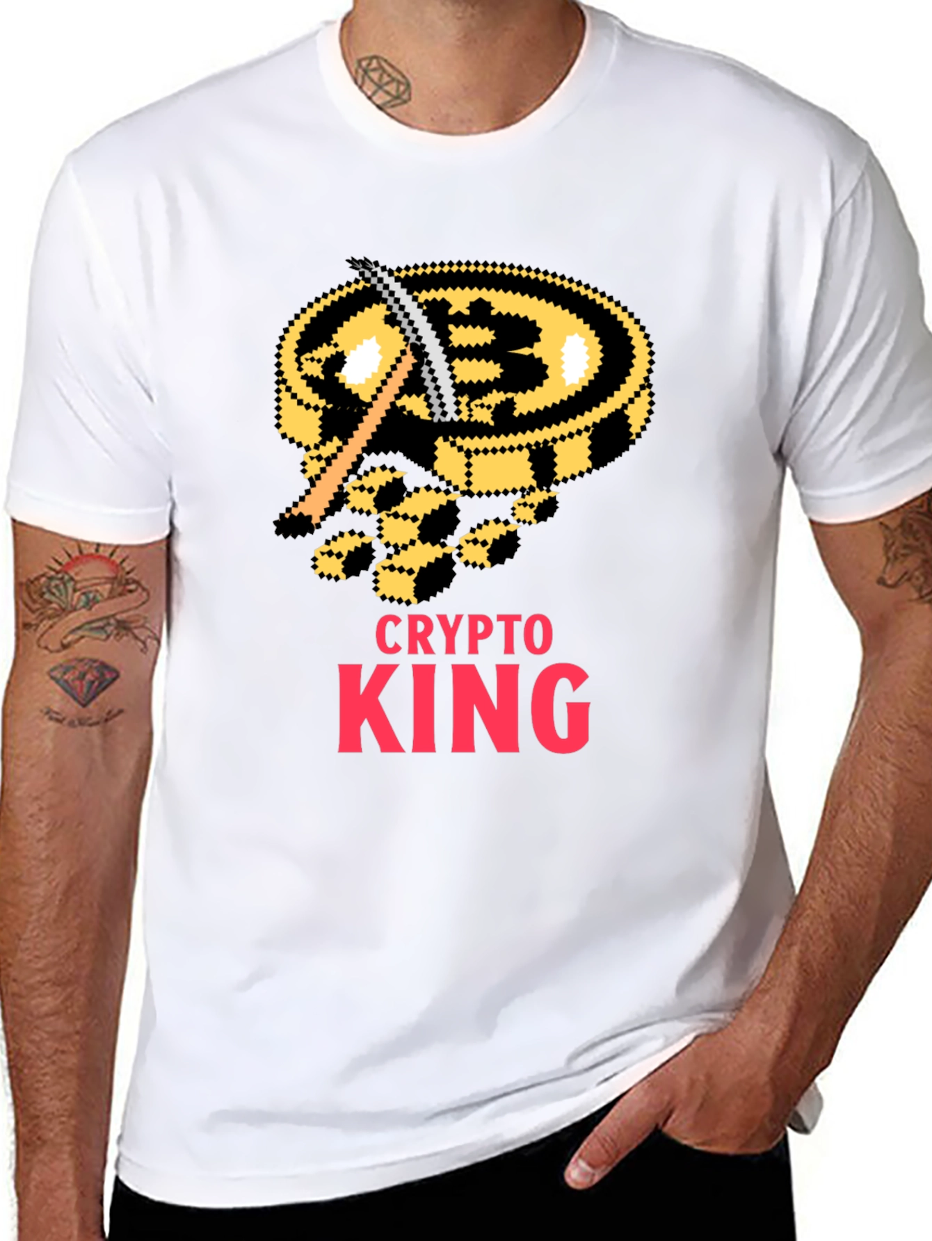 Crypto King Bitcoin Miner T-Shirt