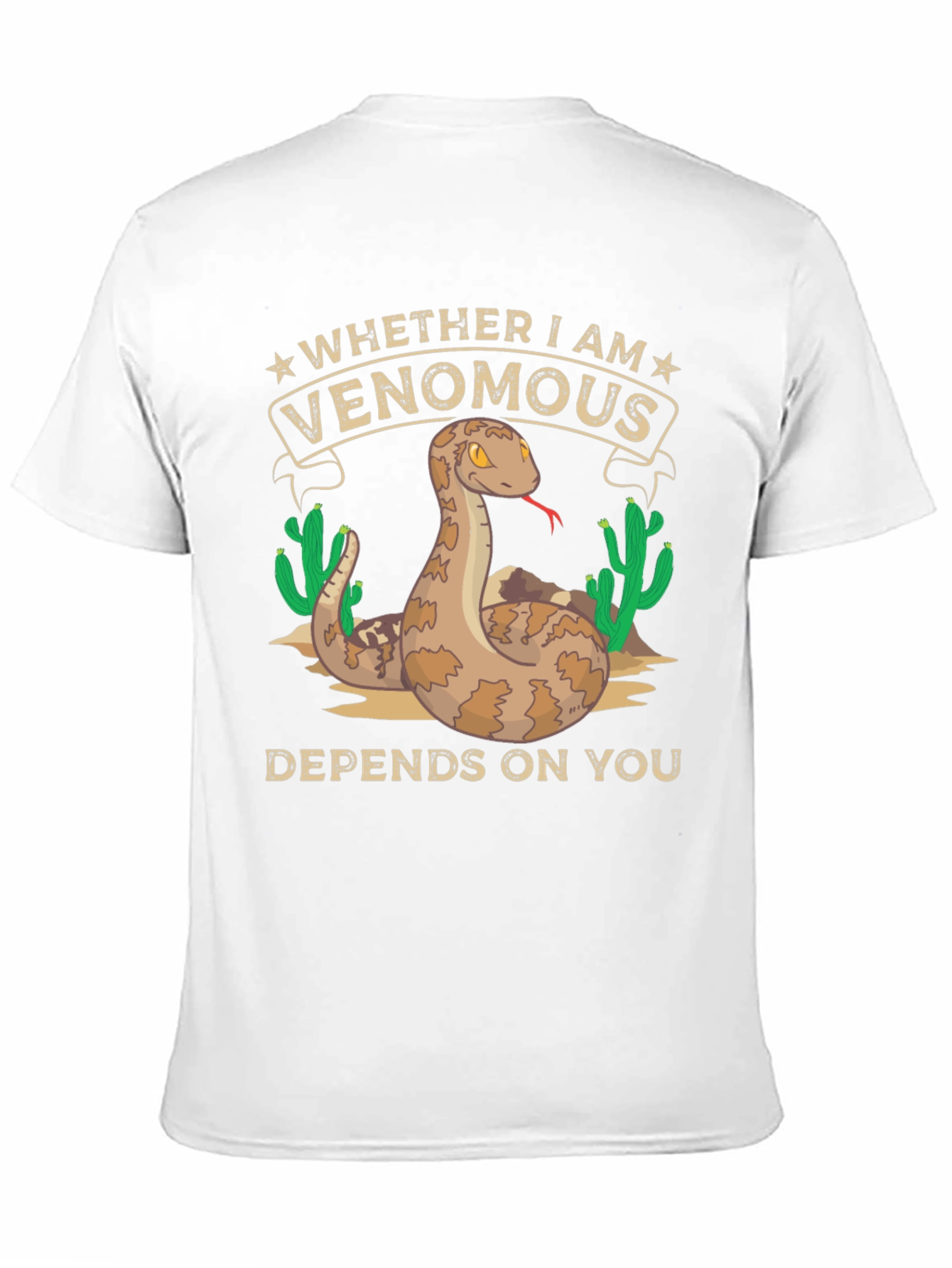 Venomous Snake Graphic T-Shirt