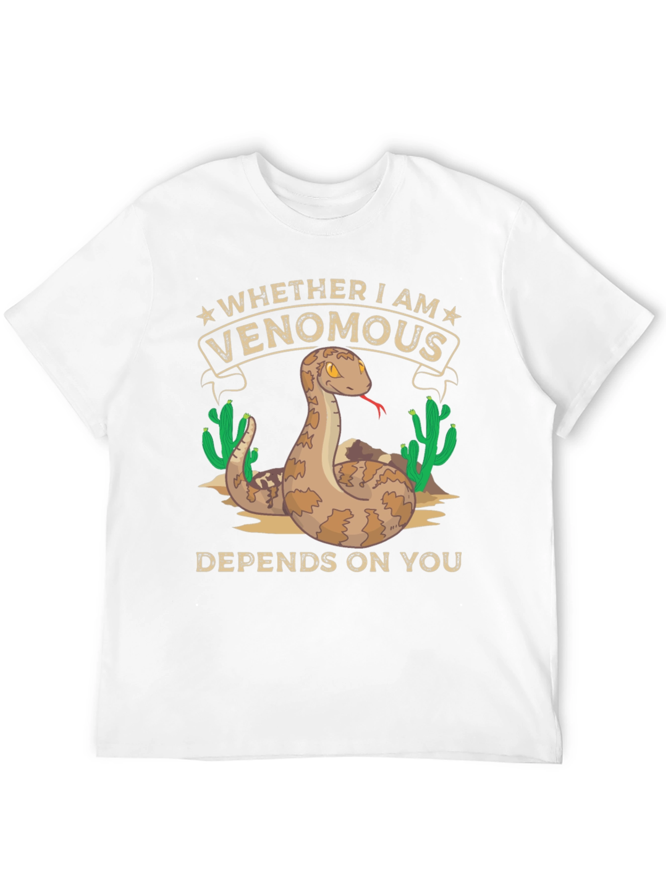 Venomous Snake Graphic T-Shirt