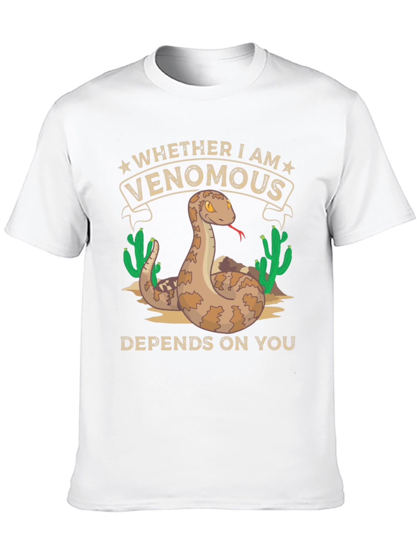 Venomous Snake Graphic T-Shirt