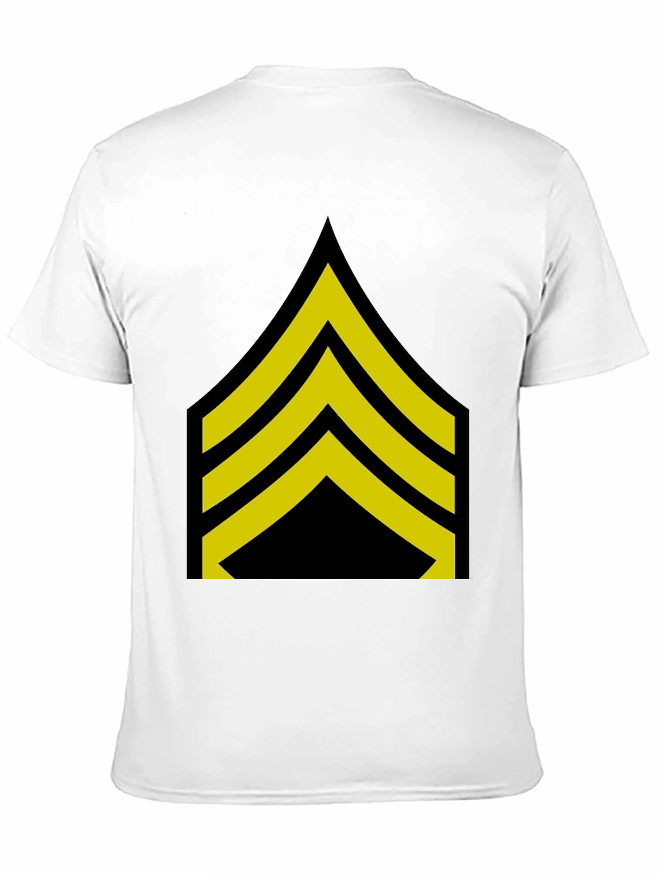 Sergeant Stripes T-Shirt - Bold Military Style Tee