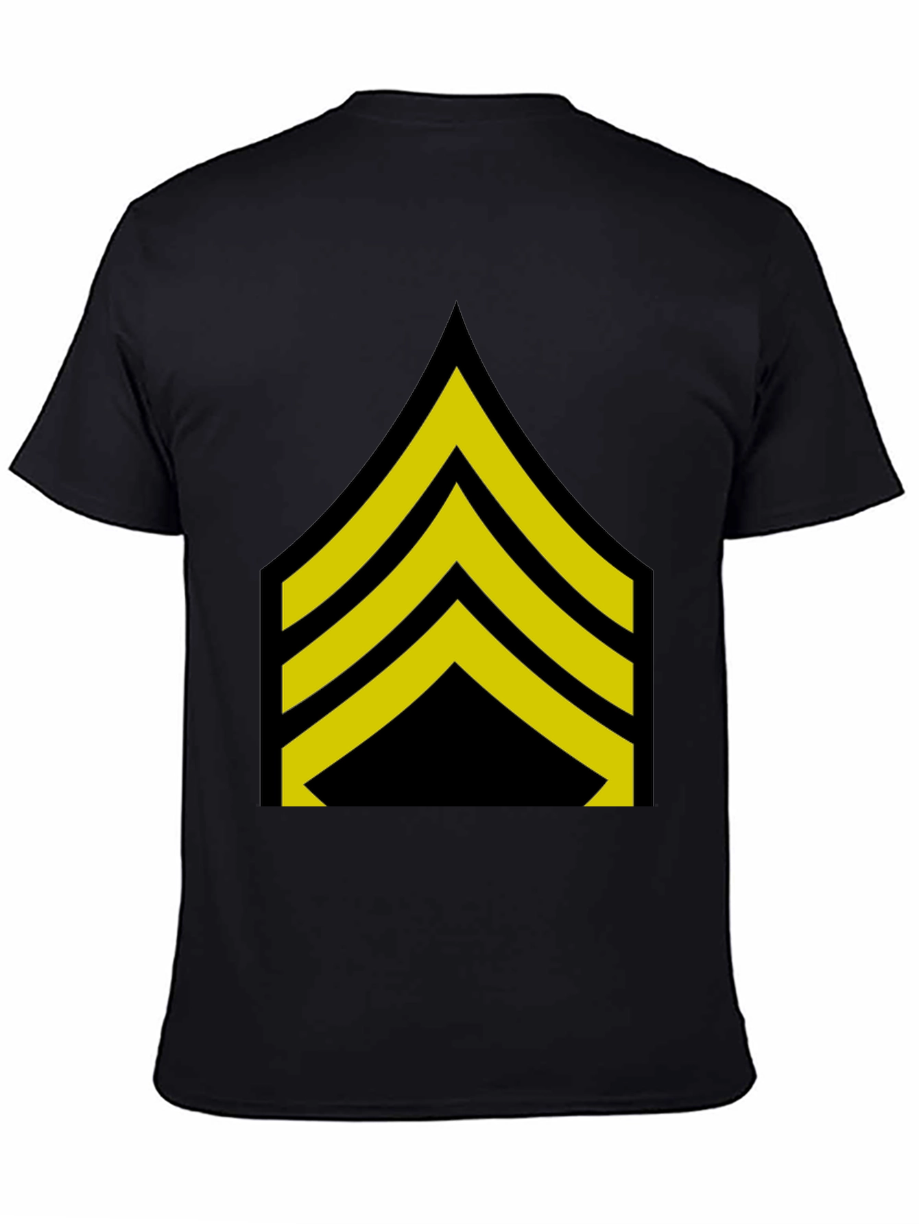 Sergeant Stripes T-Shirt - Bold Military Style Tee