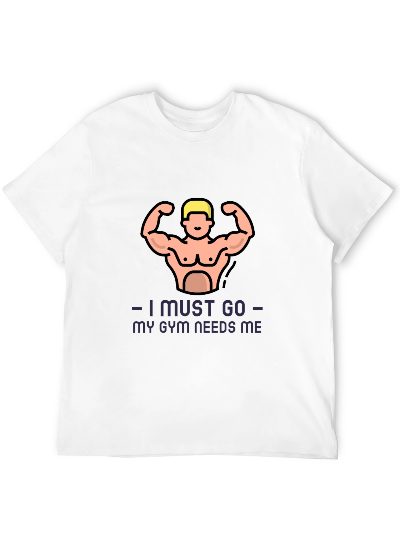 Gym Needs Me Graphic T-Shirt - Black