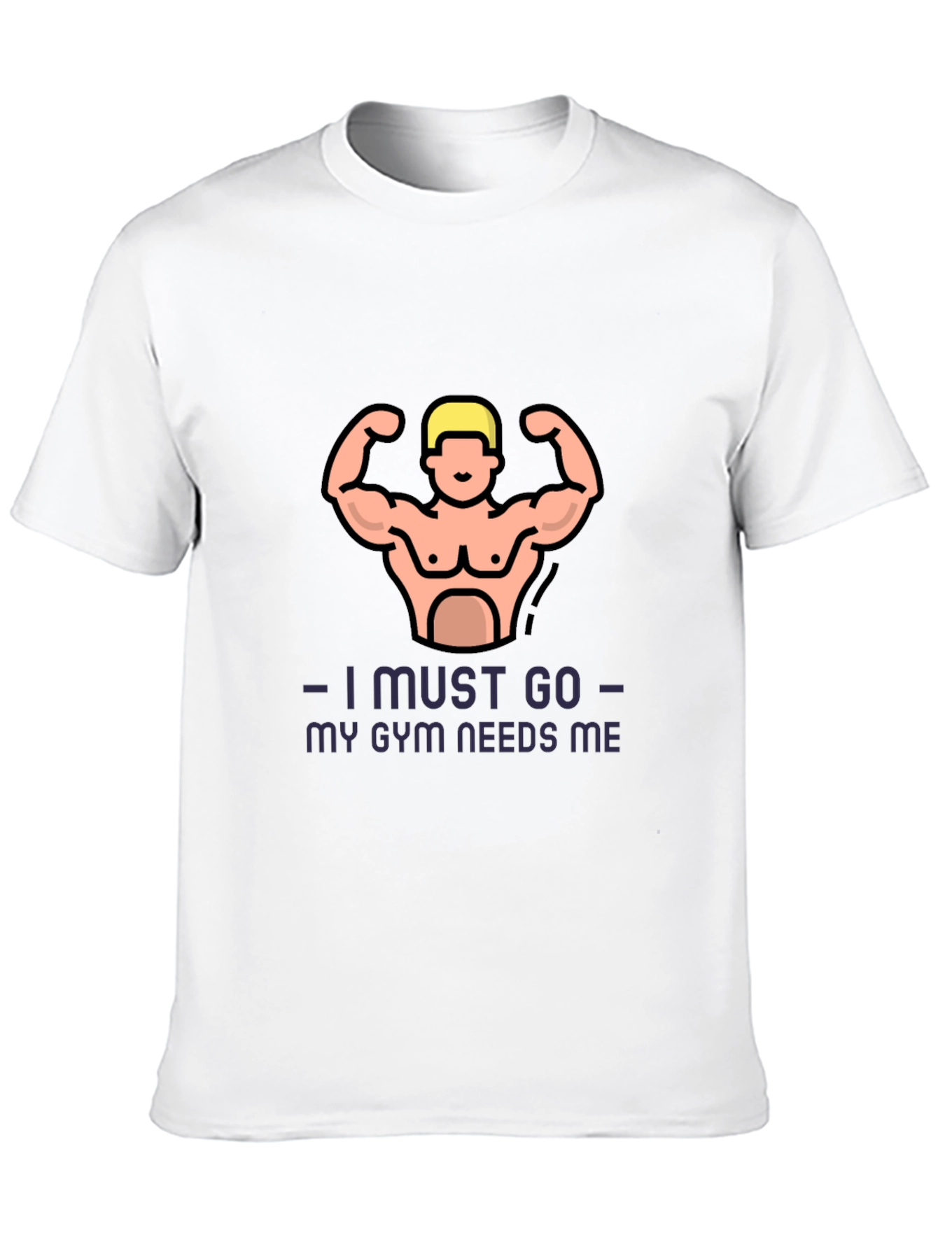 Gym Needs Me Graphic T-Shirt - Black