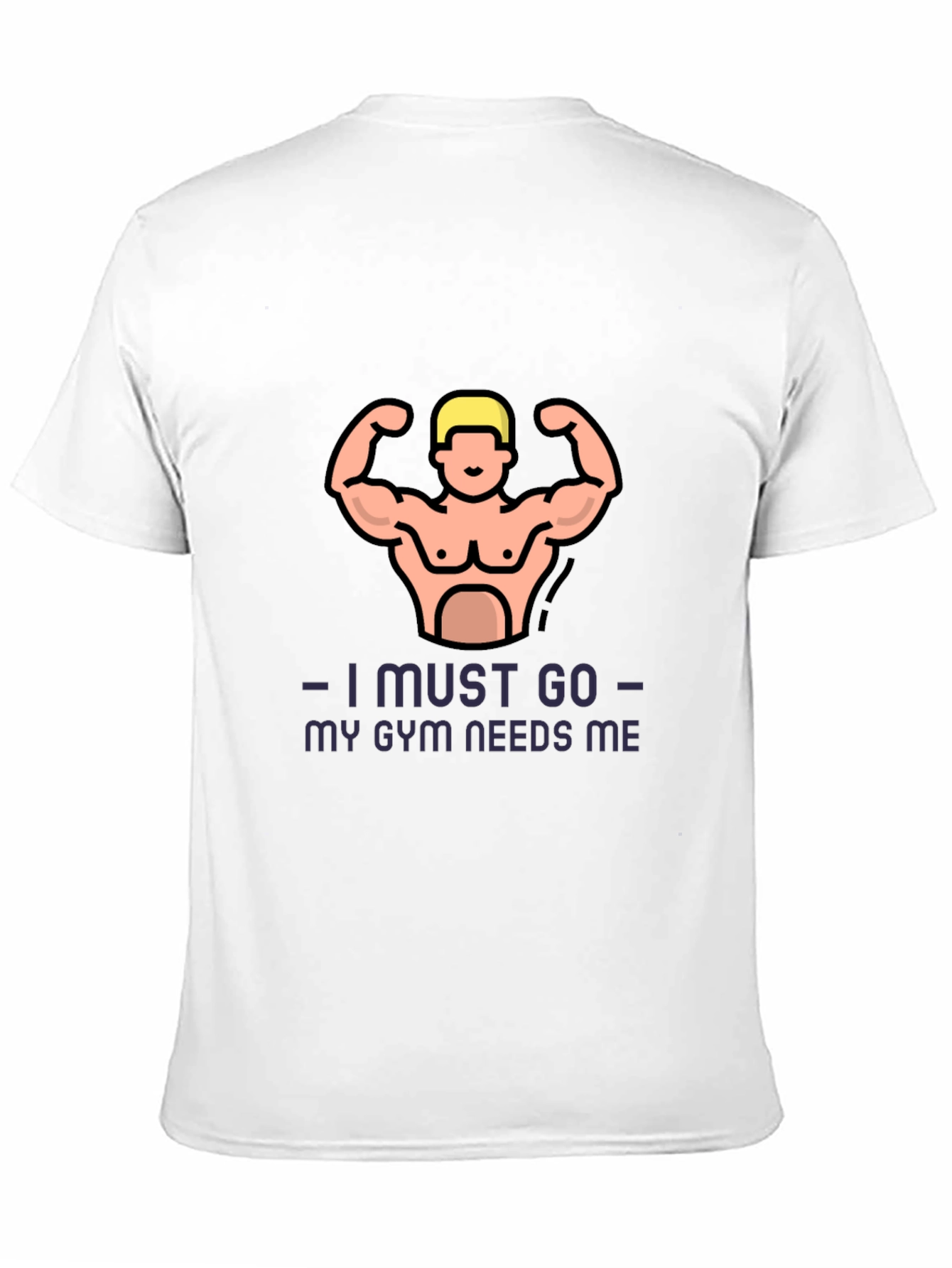 Gym Needs Me Graphic T-Shirt - Black