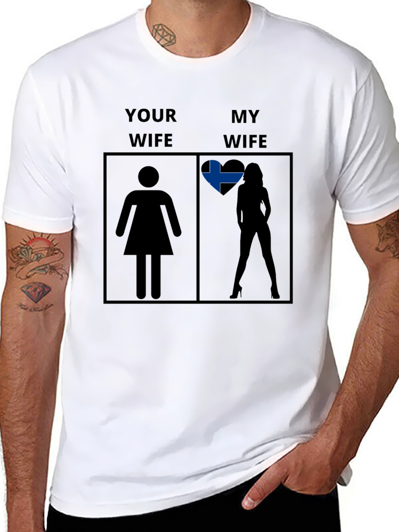 Funny My Wife Graphic Tee