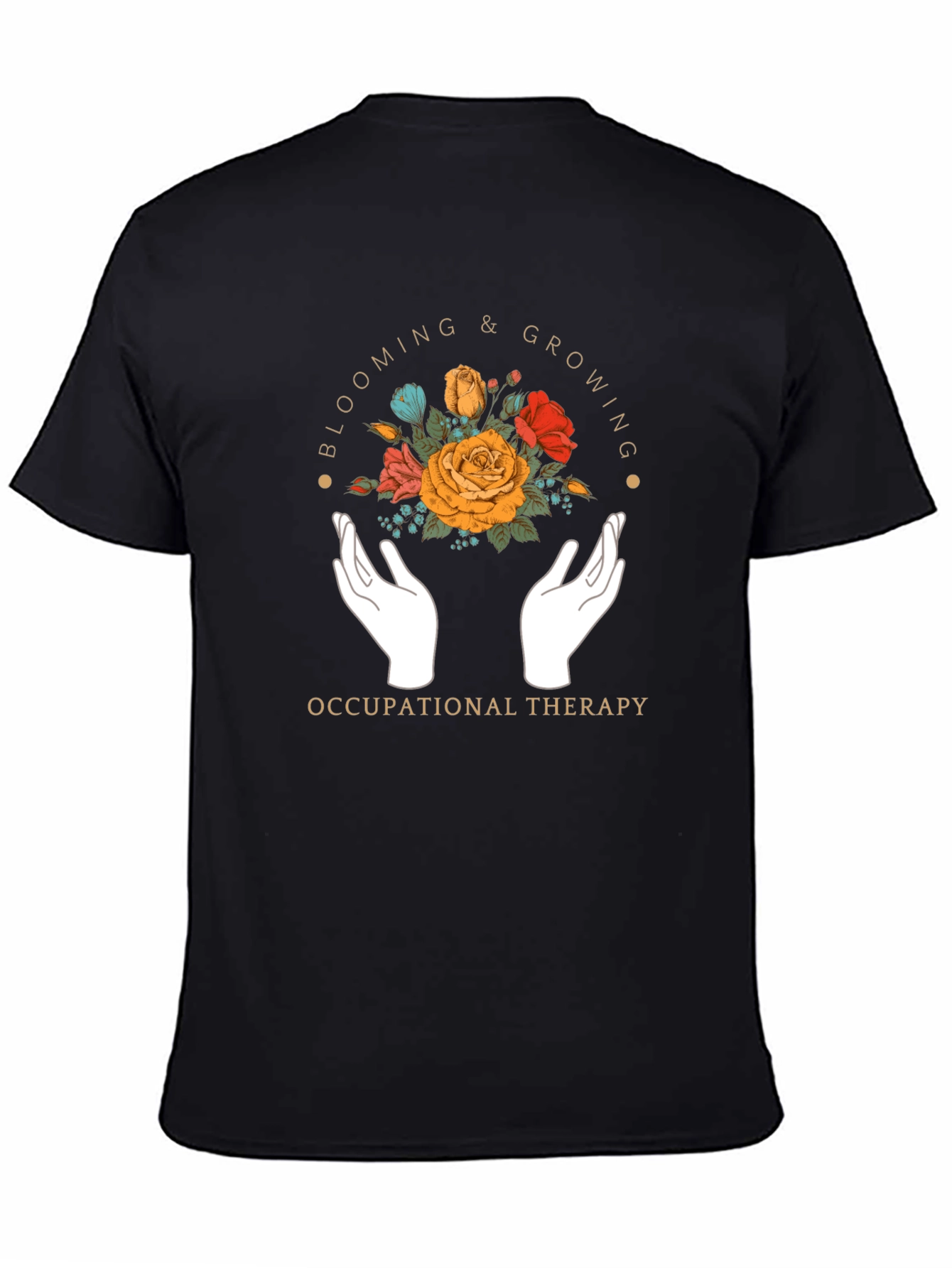 Occupational Therapy Floral Graphic T-Shirt