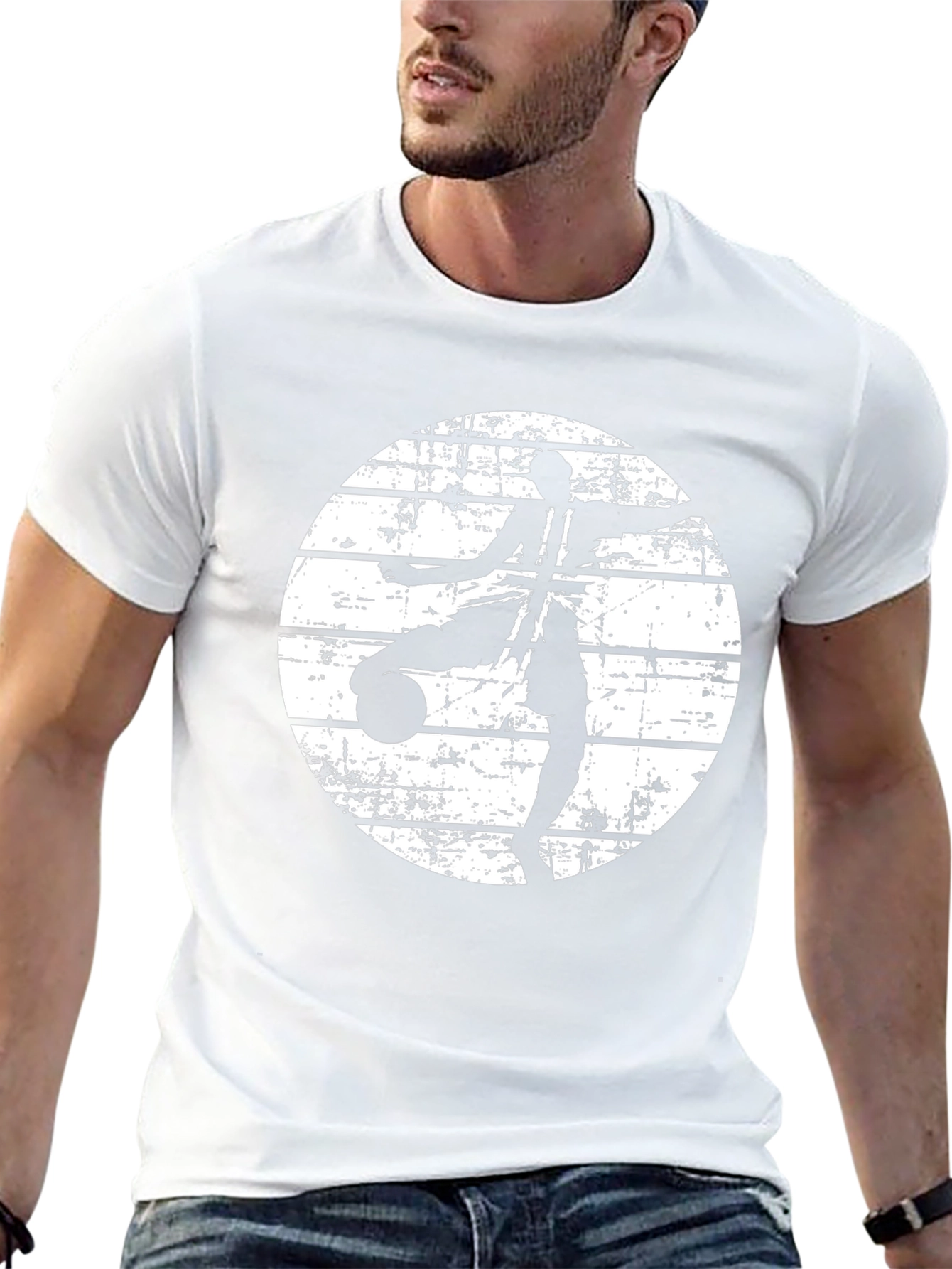 Soccer Player Black Graphic Tee