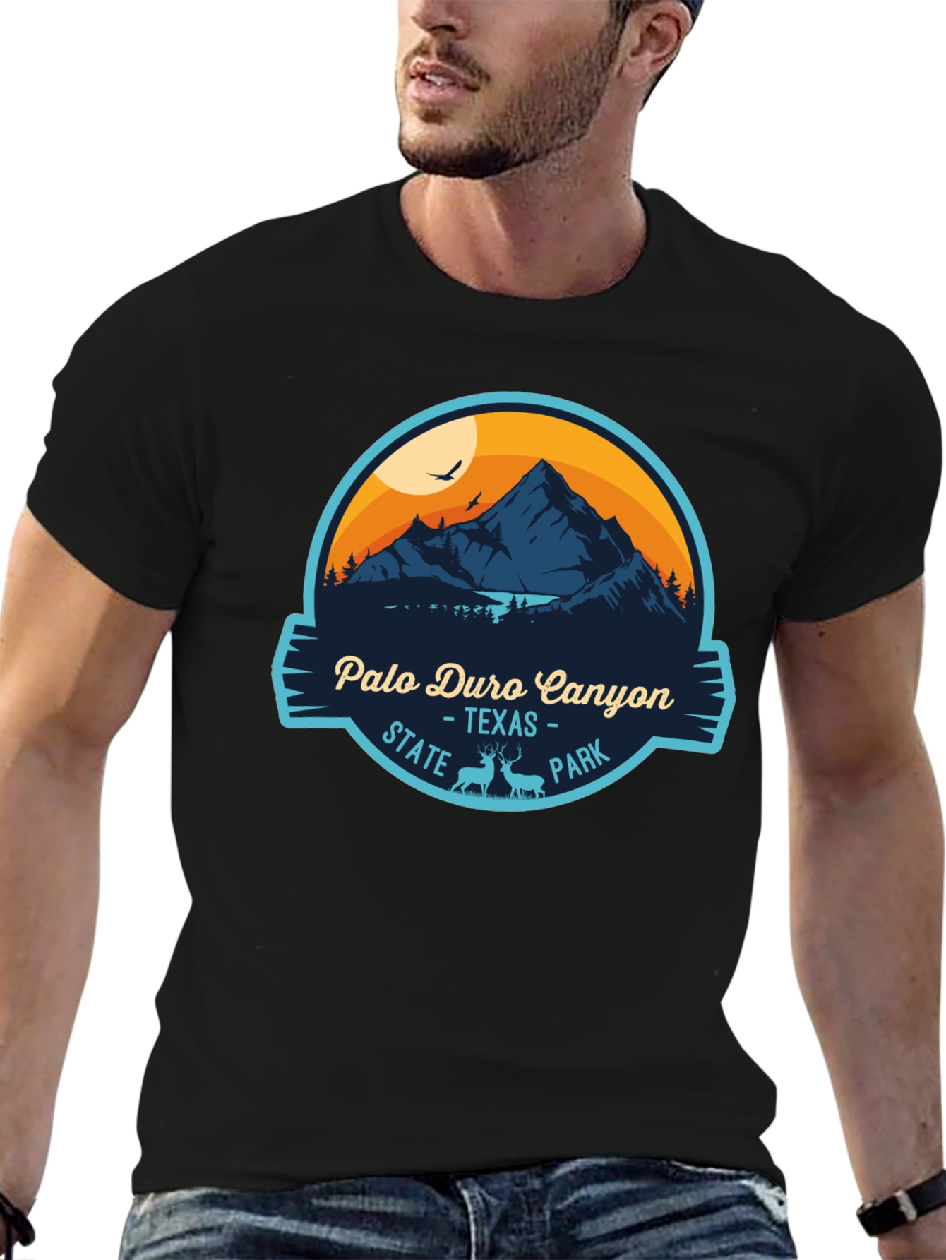 Palo Duro Canyon Texas State Park Black T-Shirt