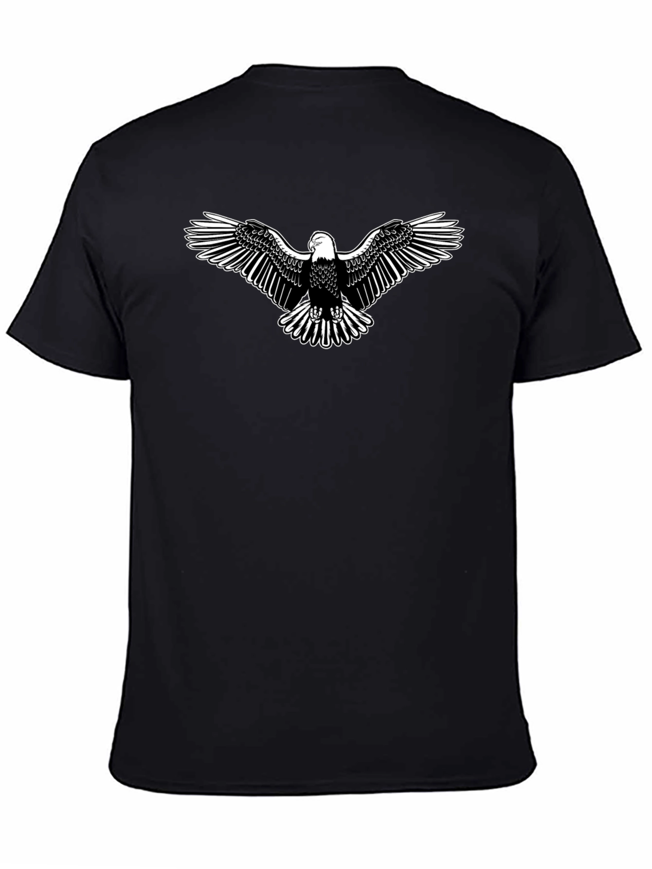 Bald Eagle Graphic Print T-Shirt