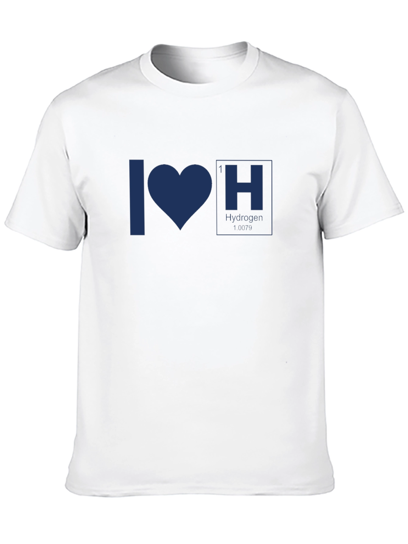 I Heart Hydrogen Science T-Shirt - Black