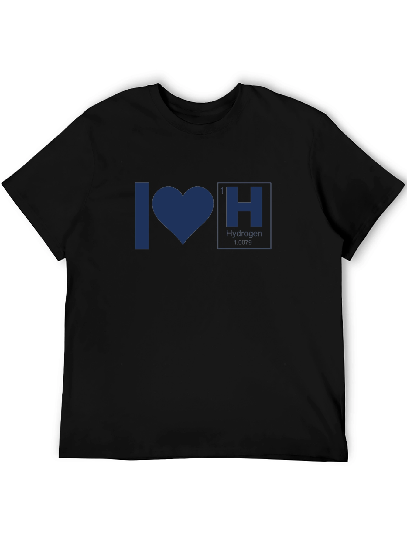 I Heart Hydrogen Science T-Shirt - Black