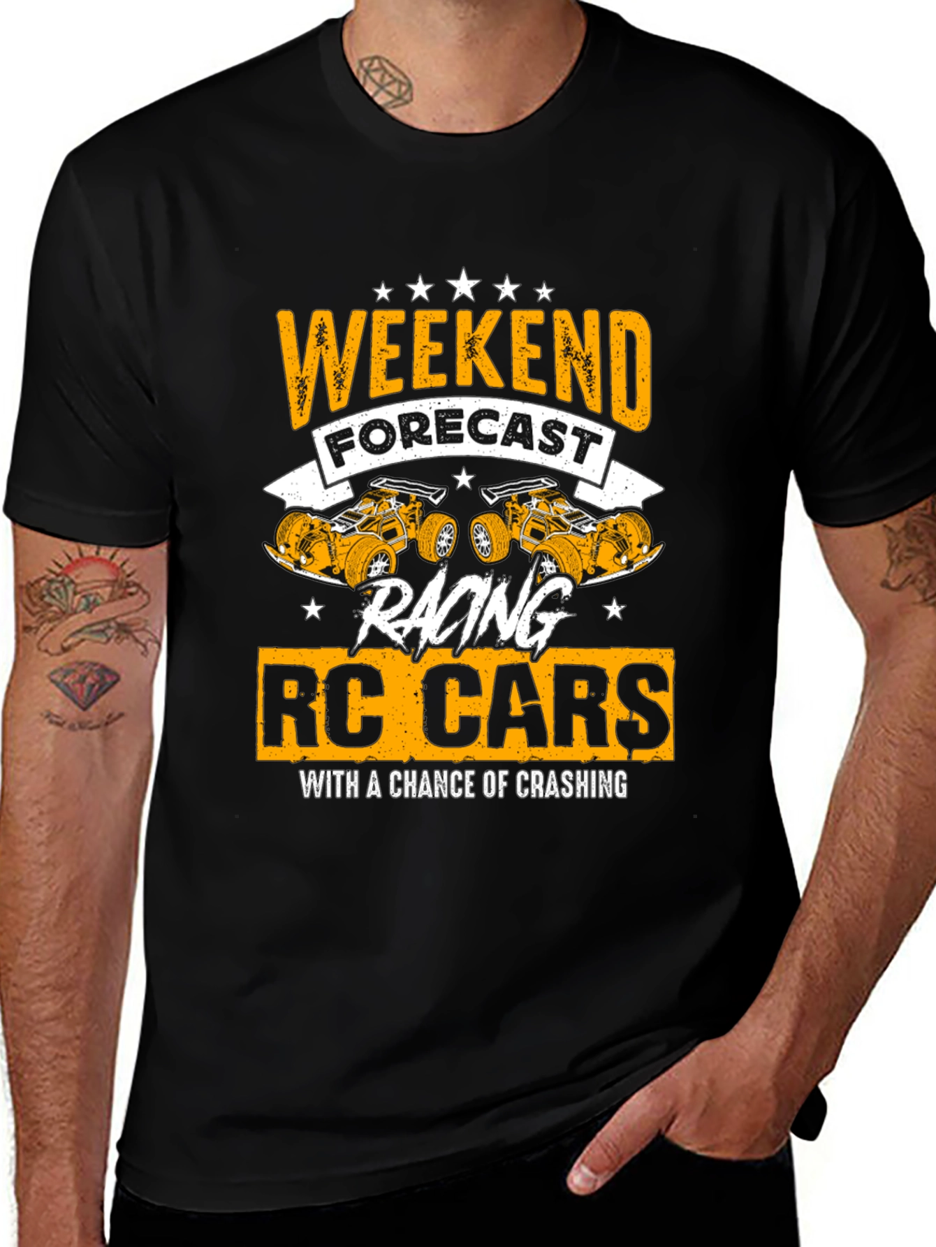 Weekend Forecast RC Cars T-Shirt - Racing Fun