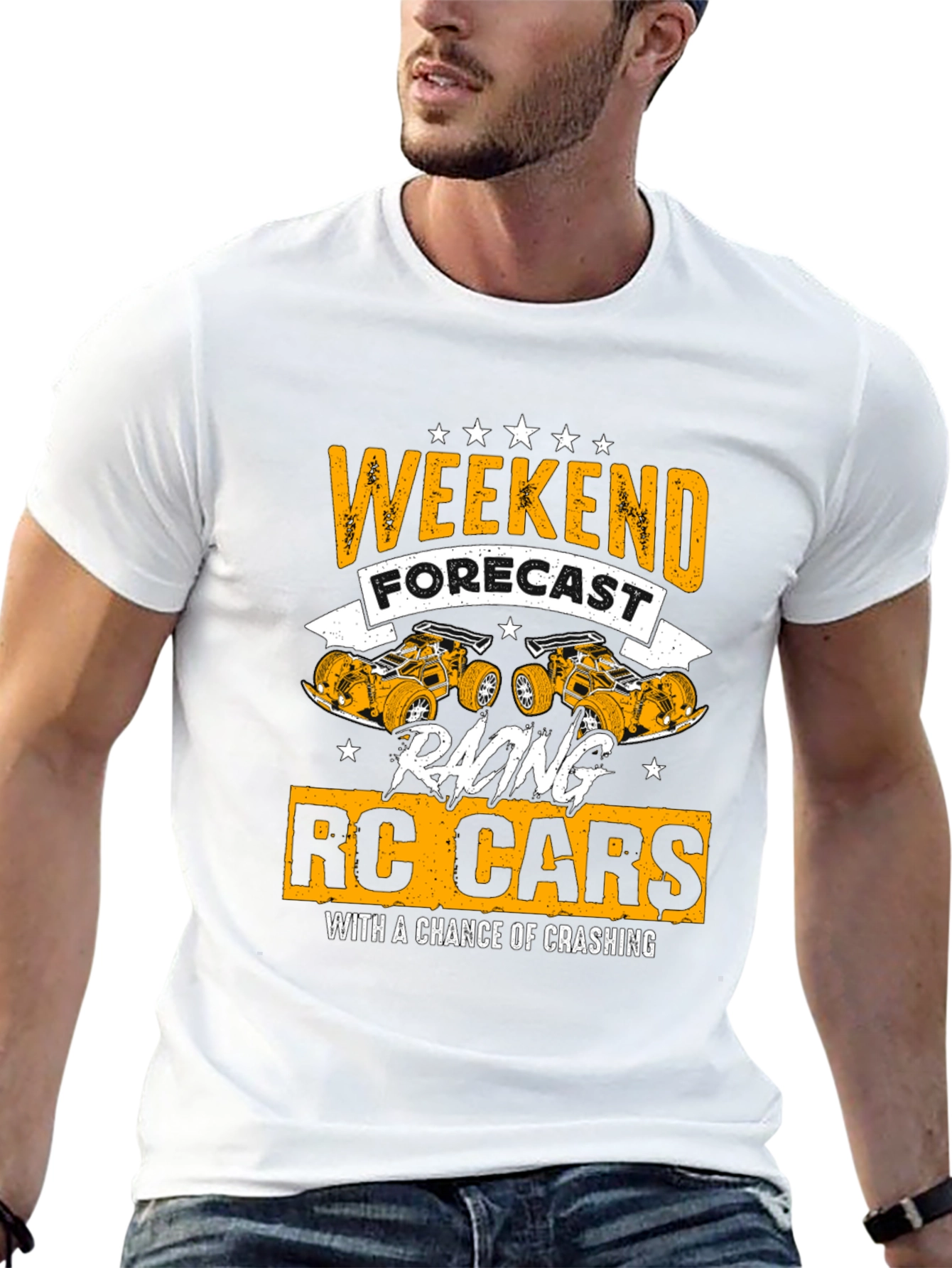 Weekend Forecast RC Cars T-Shirt - Racing Fun