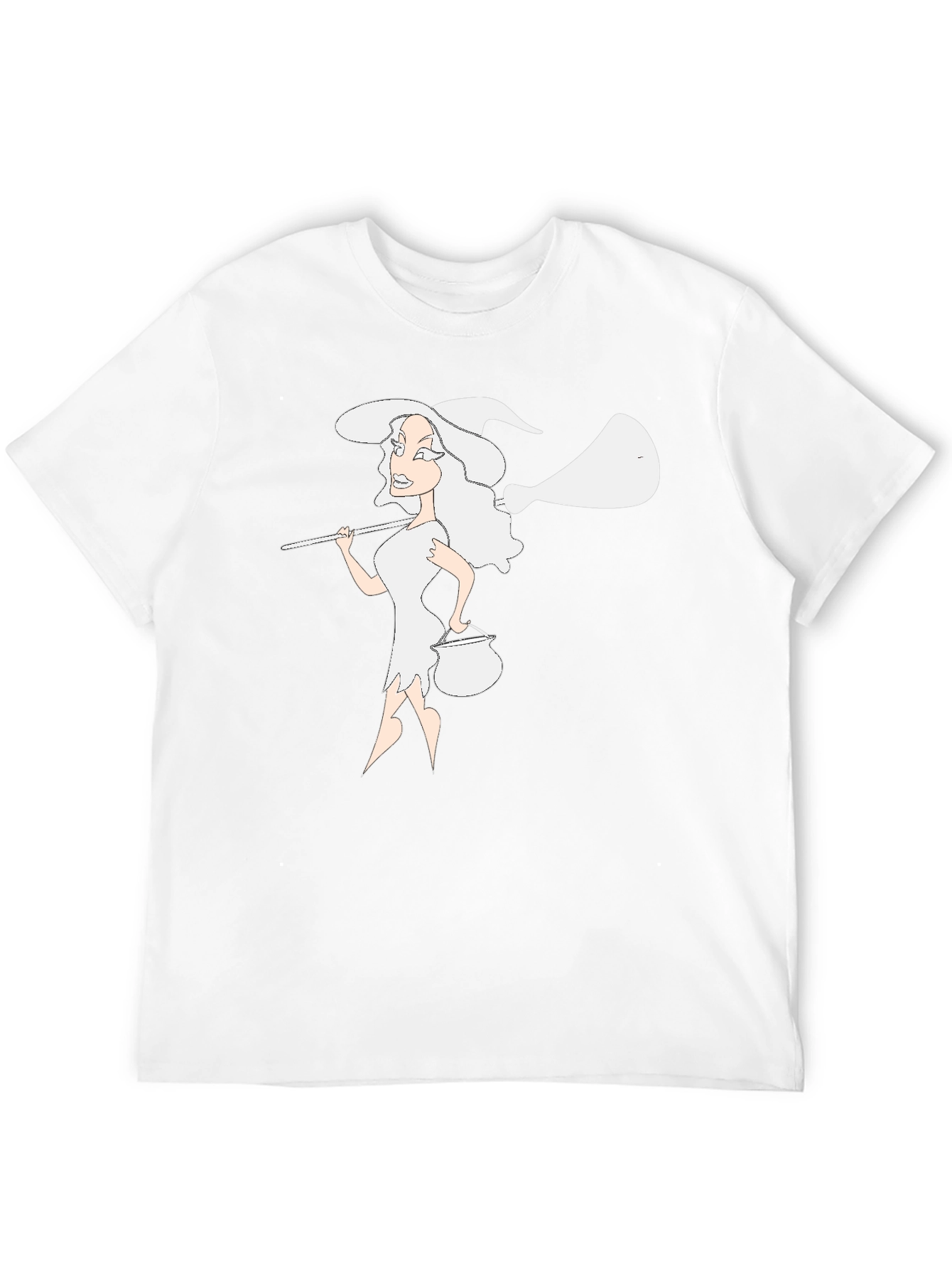 Witch Graphic T-Shirt - Black