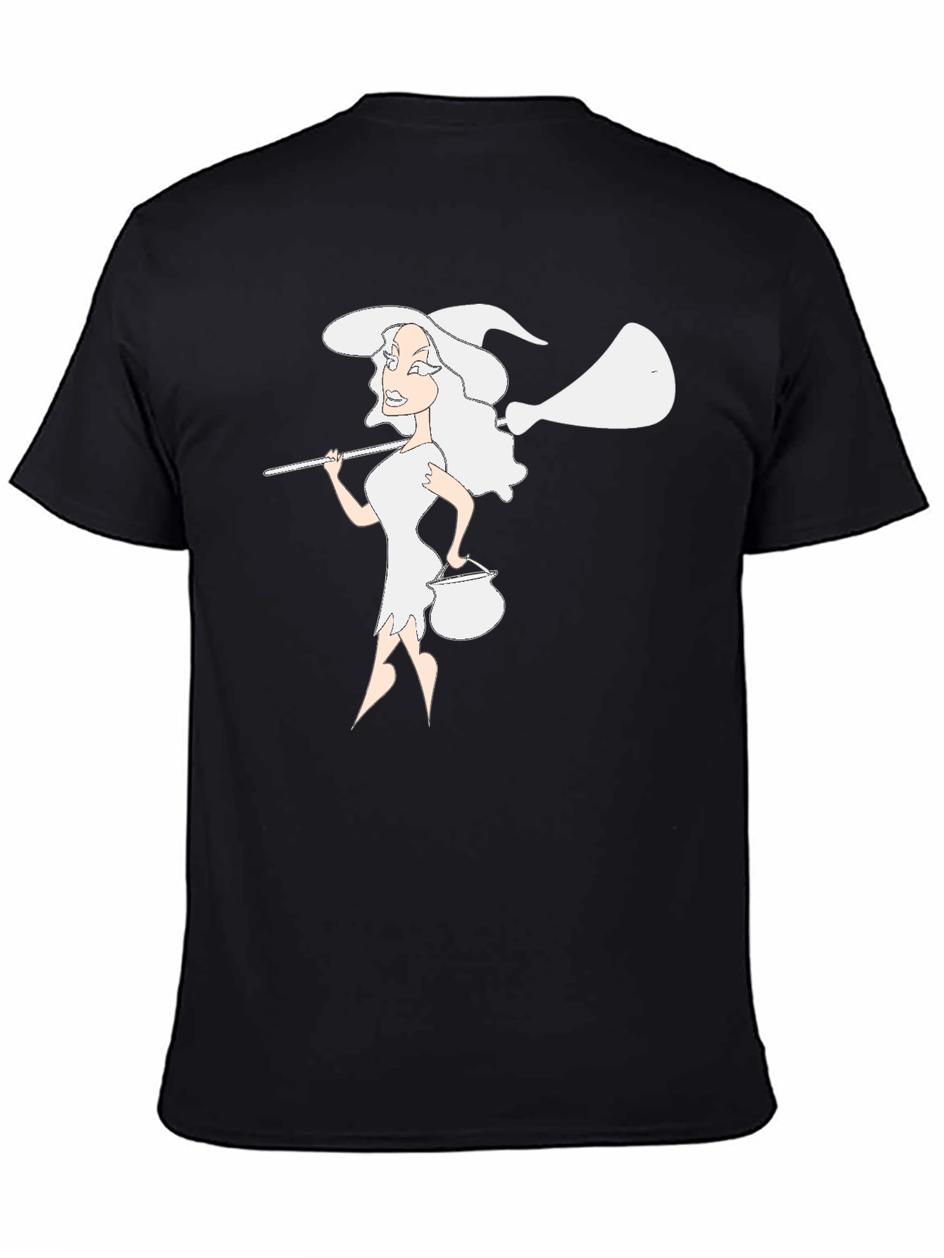 Witch Graphic T-Shirt - Black