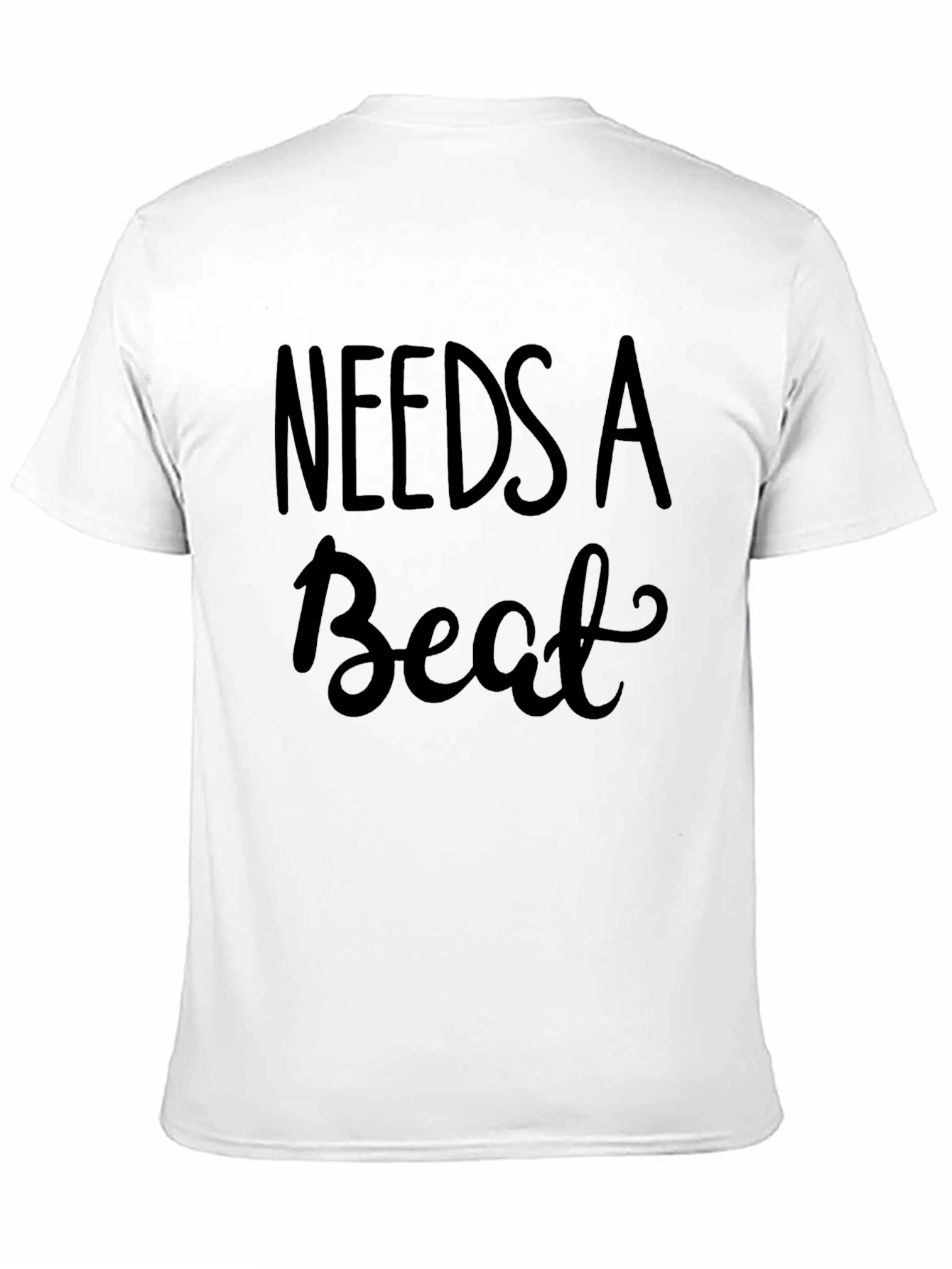 Needs a Beat Graphic Tee - Mens Black T-Shirt