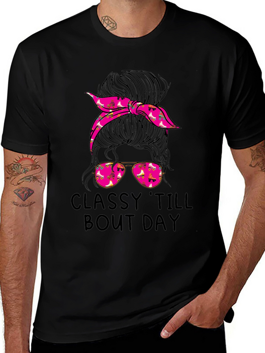 Classy Messy Bun Roller Skate T-Shirt