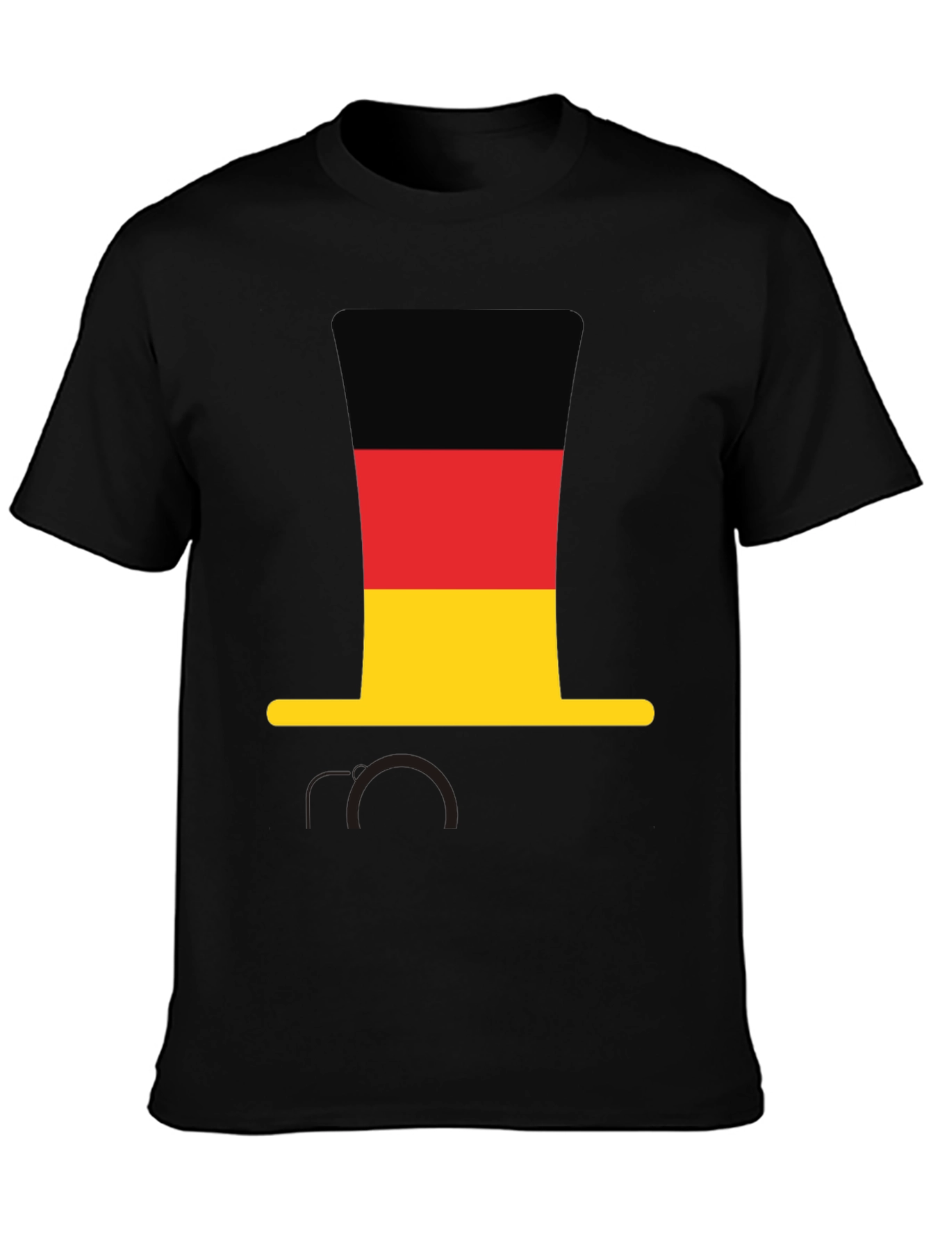 Germany Flag Top Hat T-Shirt