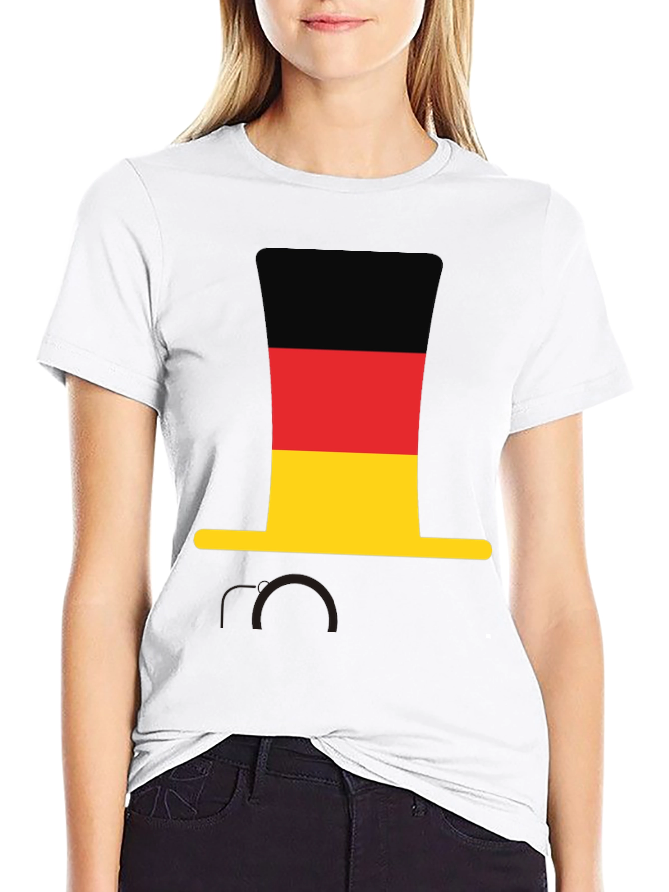 Germany Flag Top Hat T-Shirt