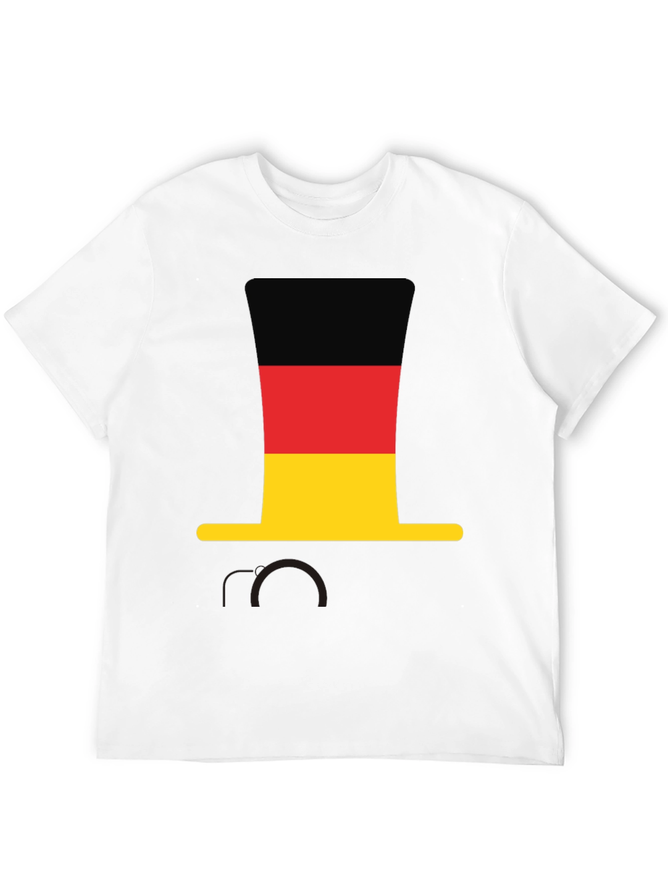 Germany Flag Top Hat T-Shirt