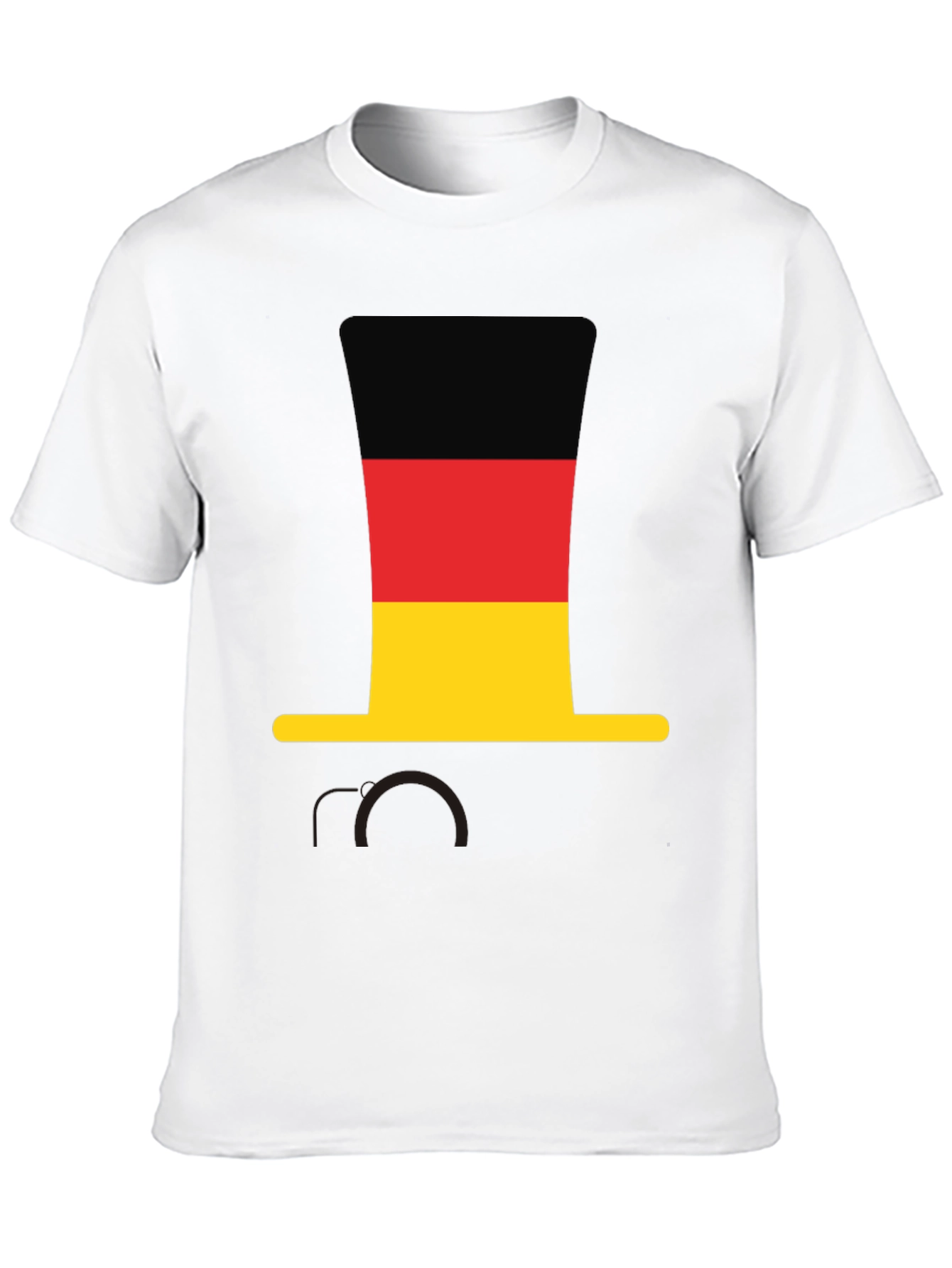 Germany Flag Top Hat T-Shirt