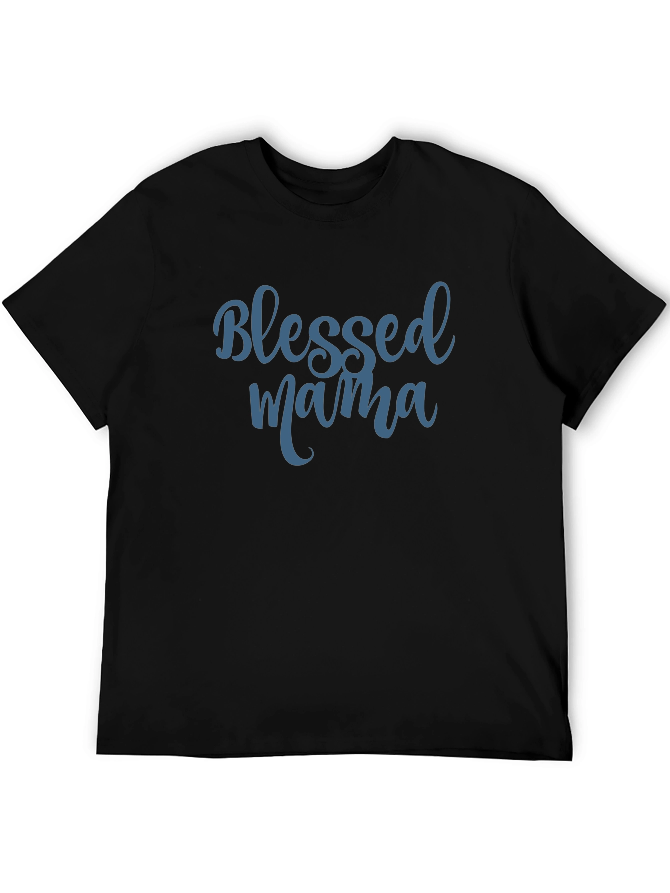 Blessed Mama Black Graphic Tee