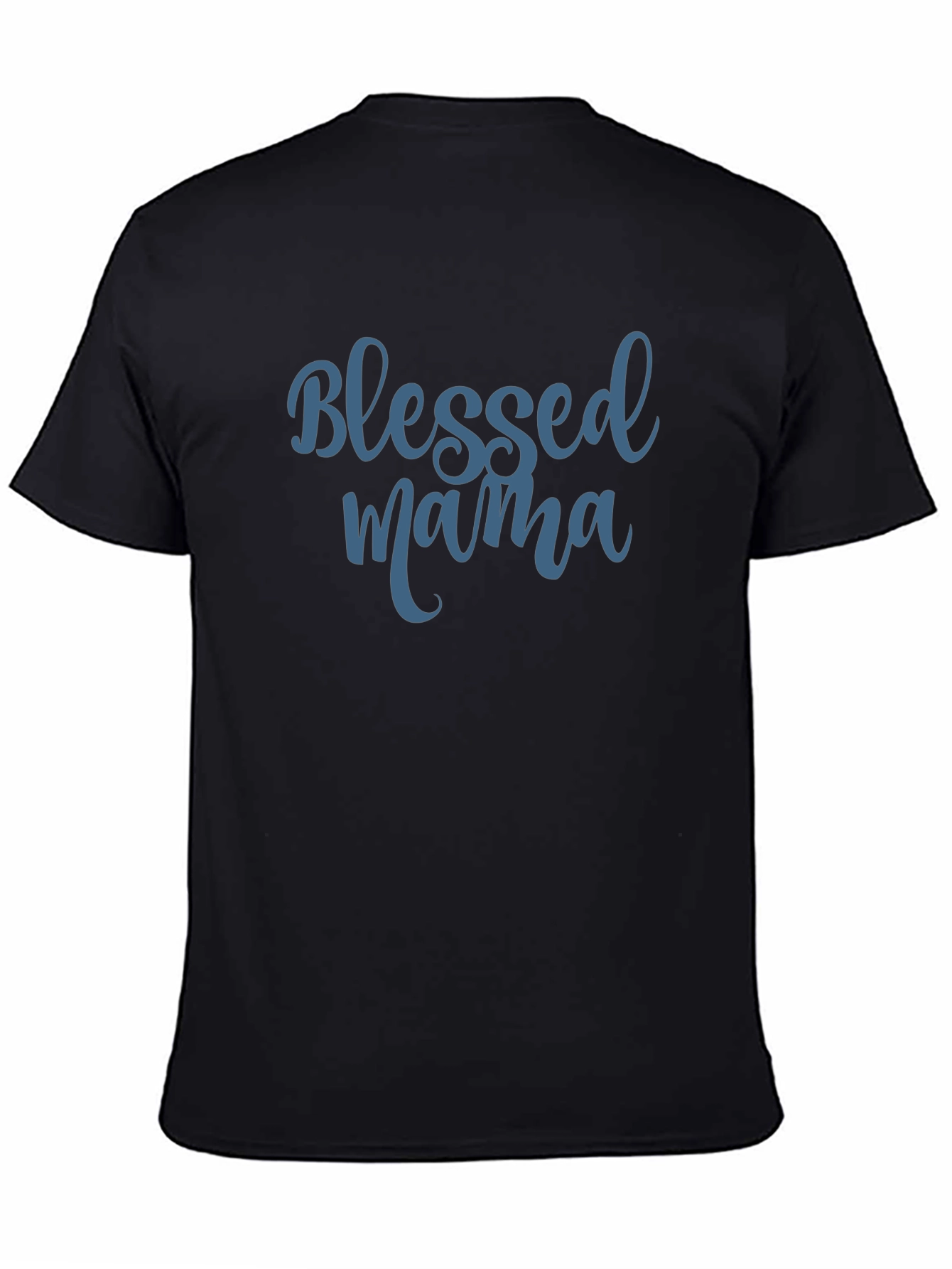 Blessed Mama Black Graphic Tee