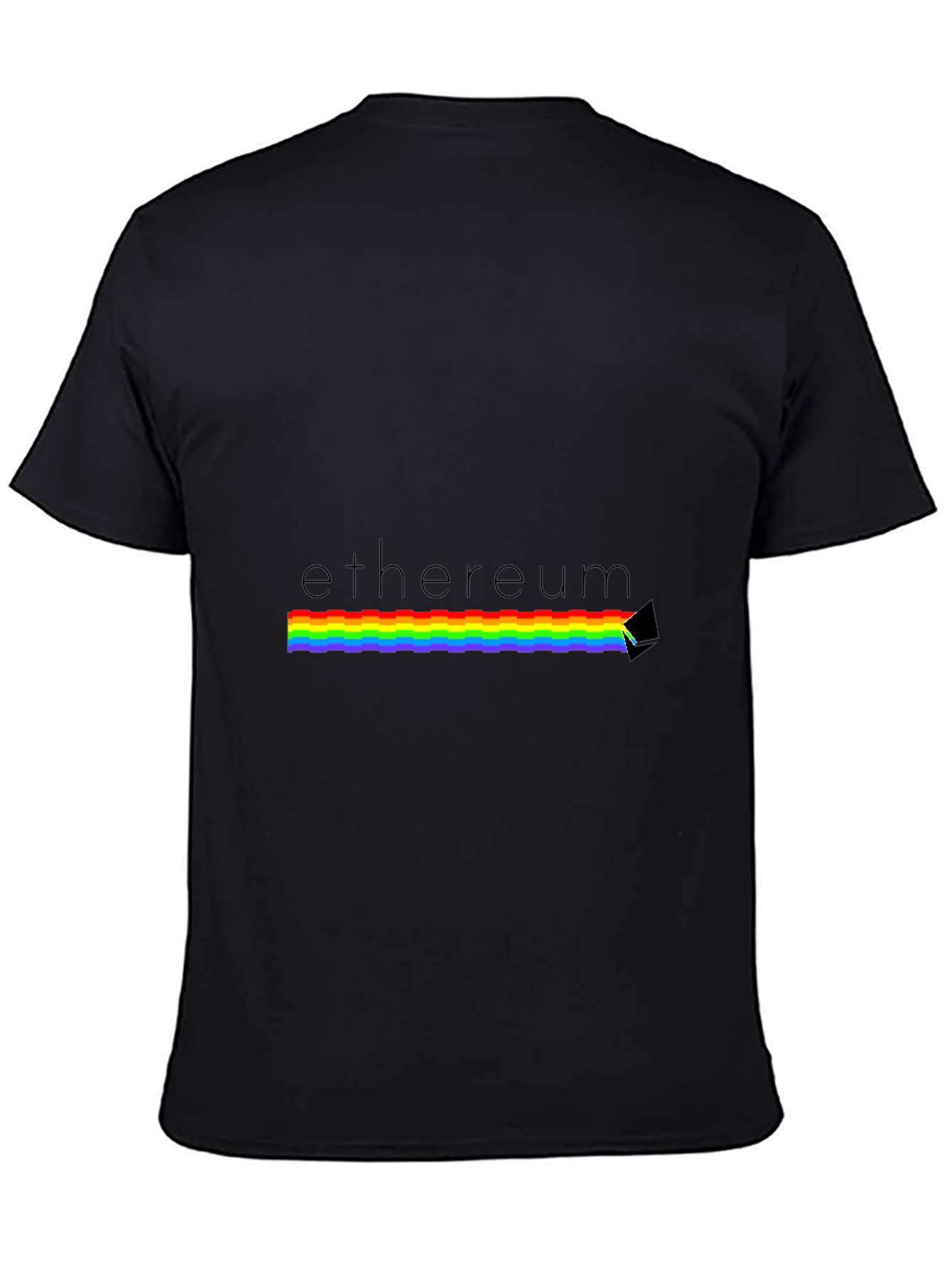 Ethereum Prism T-Shirt - Classic Black Crypto Tee