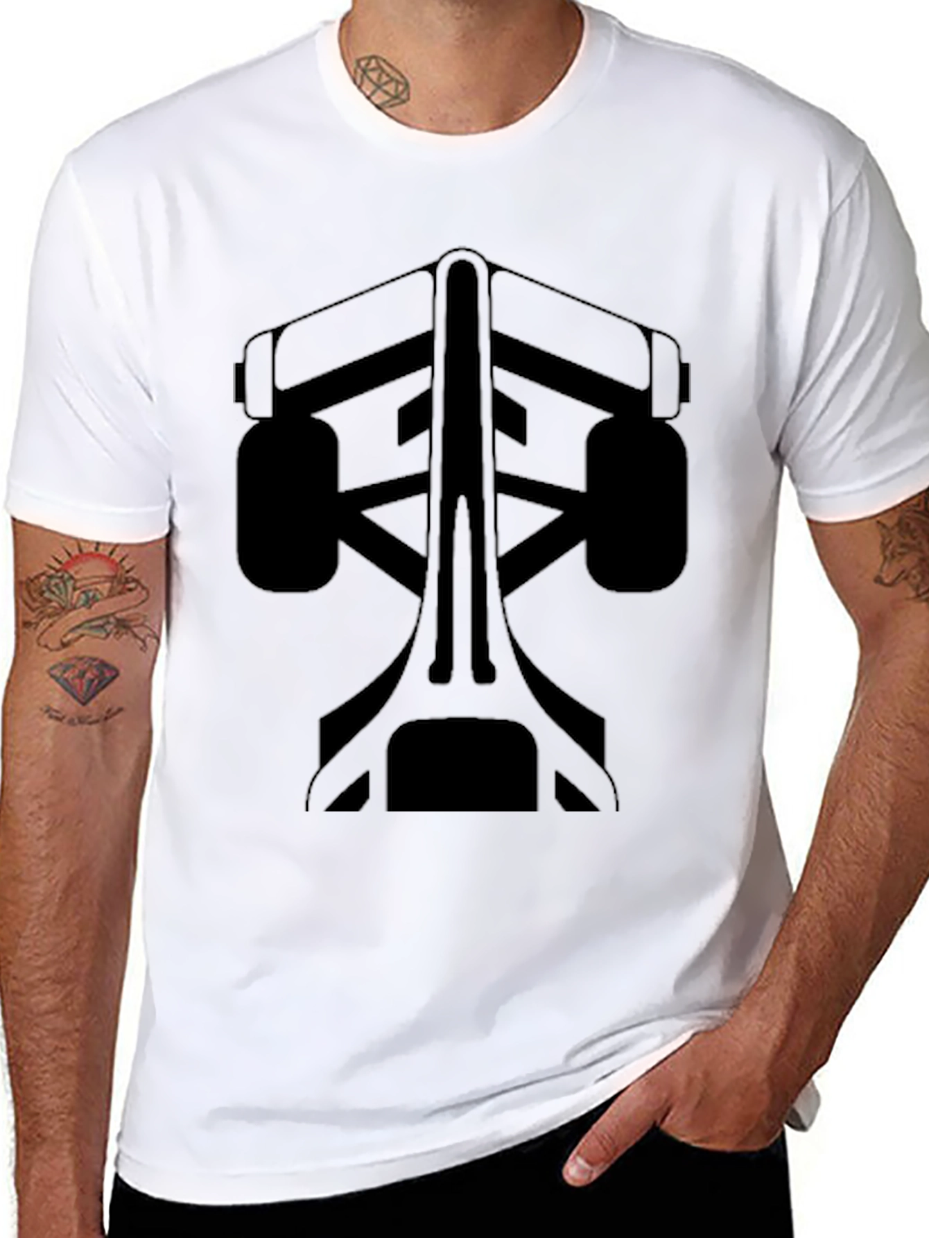 Formula 1 Inspired Graphic Tee - Black