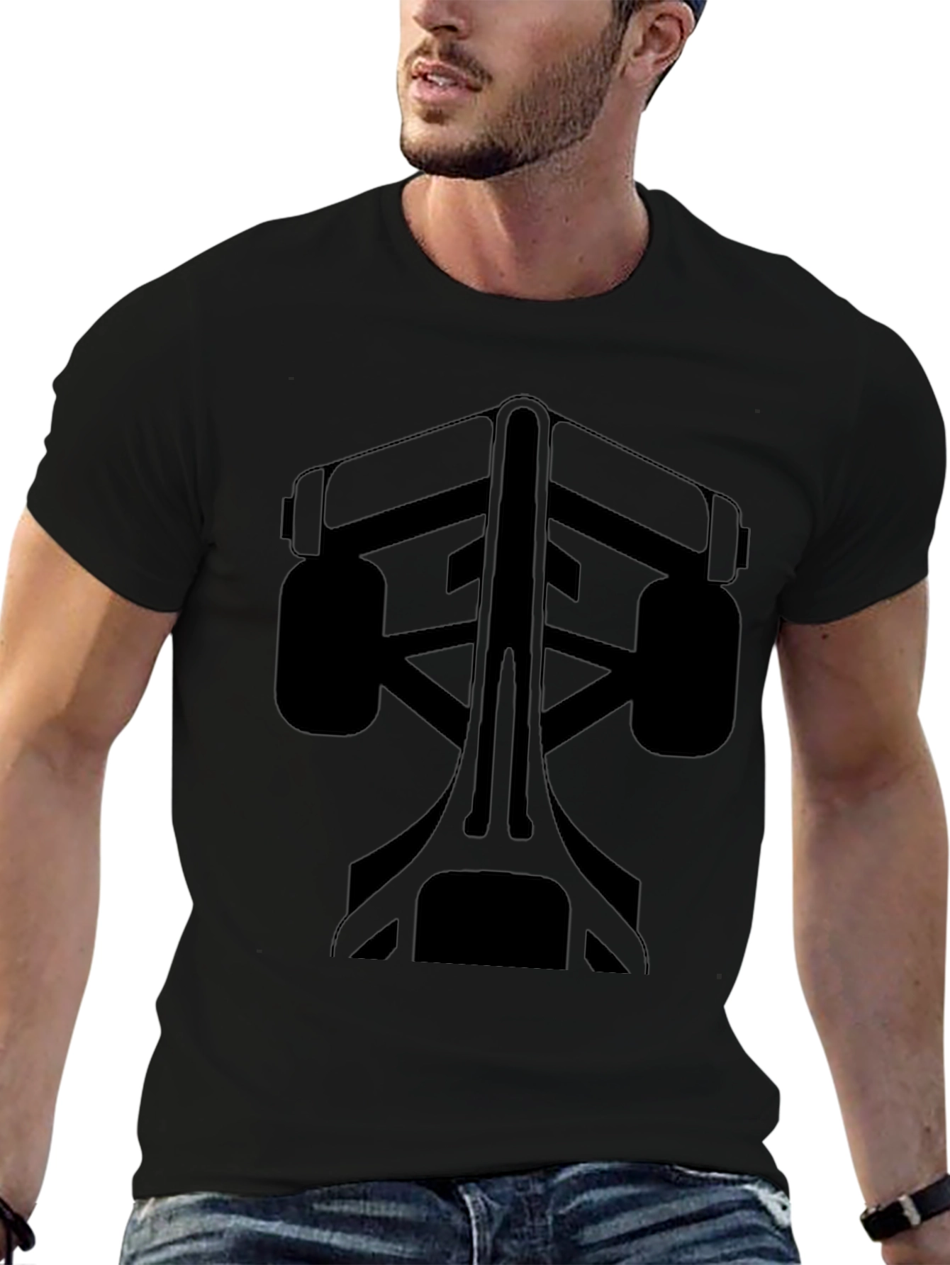 Formula 1 Inspired Graphic Tee - Black