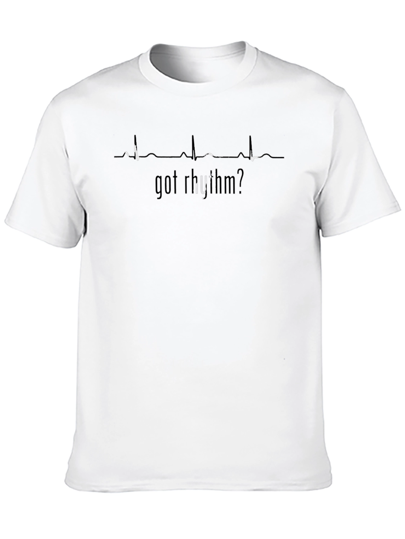 Got Rhythm? Graphic Tee - Black Cotton T-Shirt
