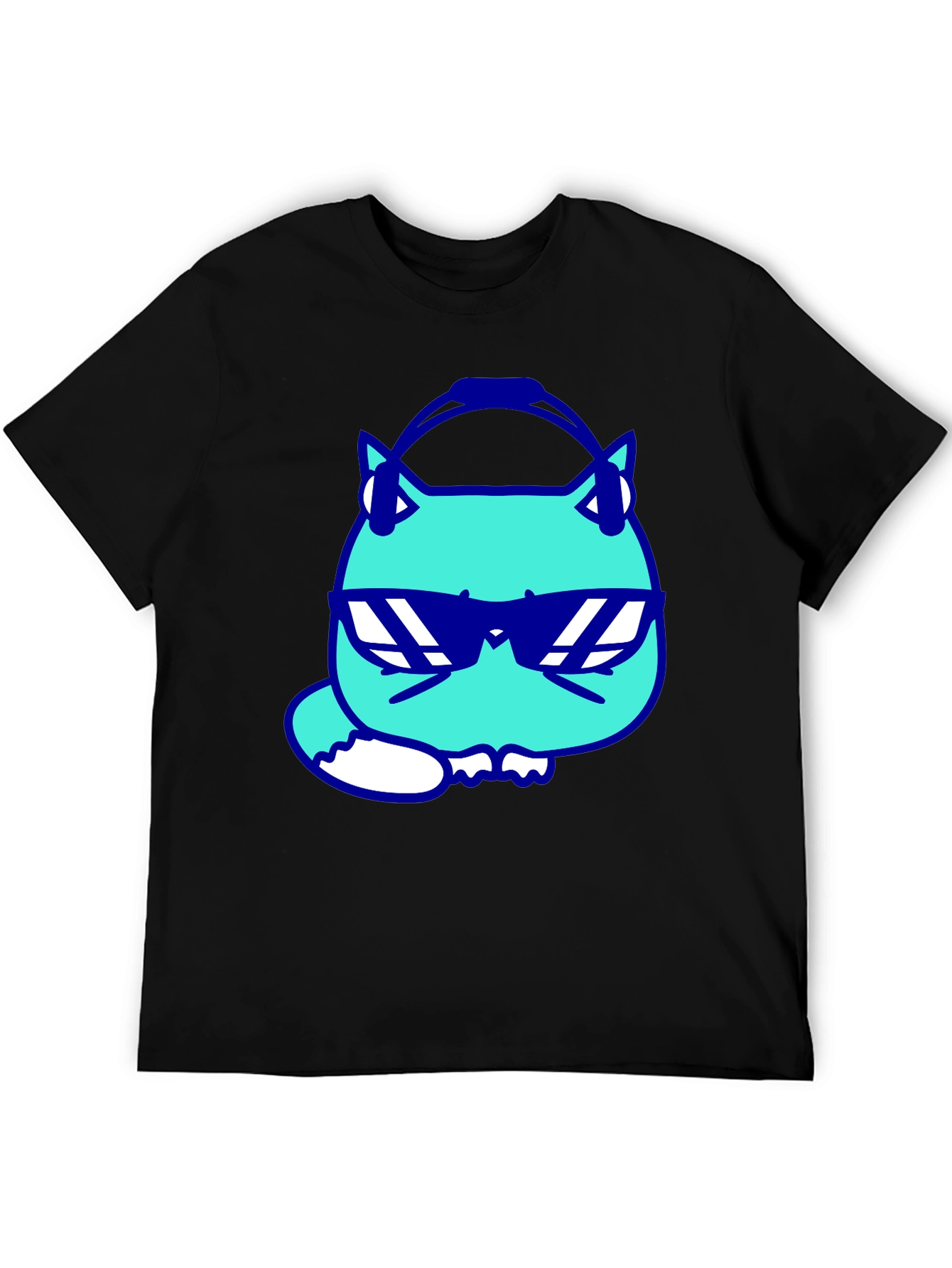 Cool Cat Tee: DJ Vibes in Style