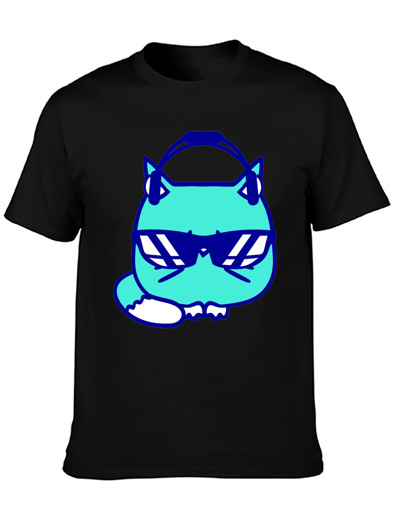 Cool Cat Tee: DJ Vibes in Style