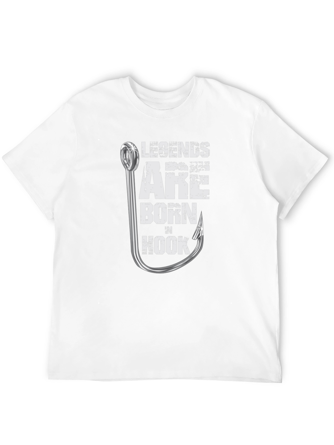 Legends Are Born n Hook Fishing T-Shirt