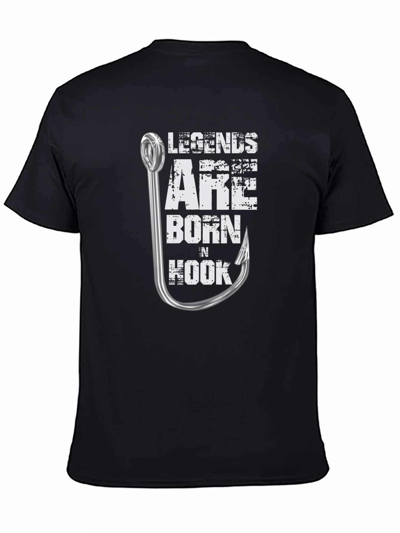 Legends Are Born n Hook Fishing T-Shirt