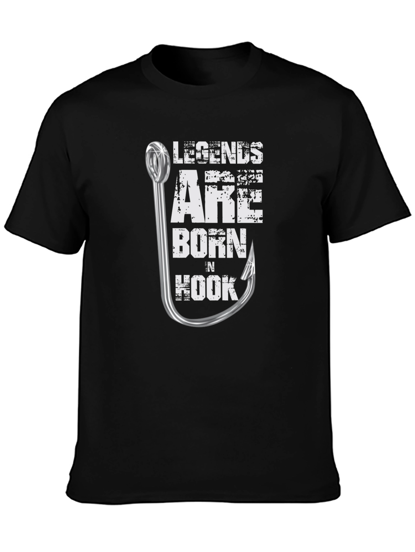 Legends Are Born n Hook Fishing T-Shirt