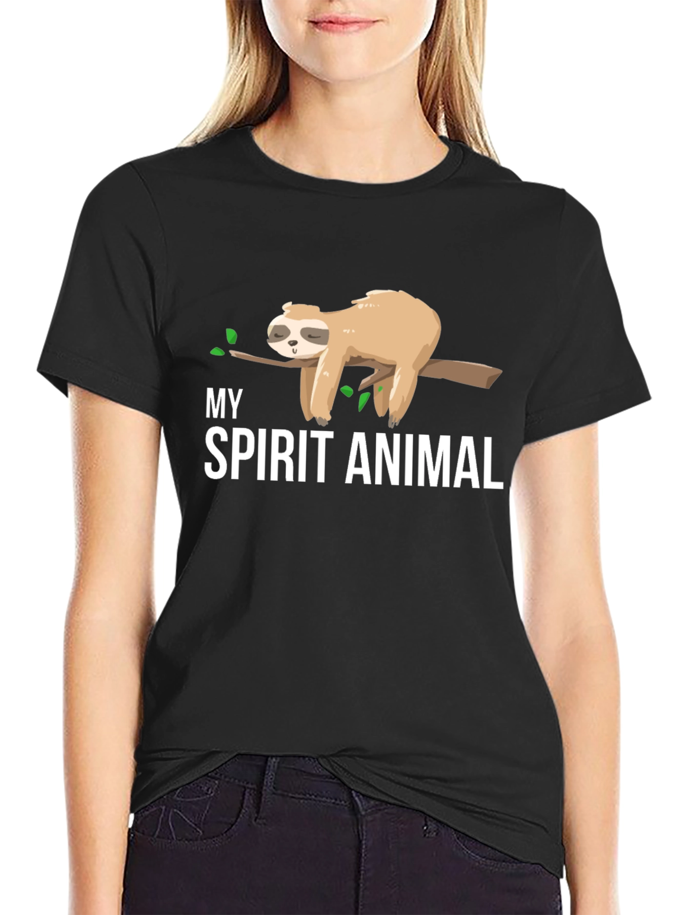 My Spirit Animal Sloth Graphic Tee