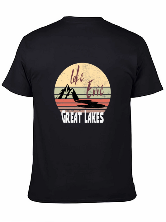 Lake Erie Great Lakes Retro T-Shirt