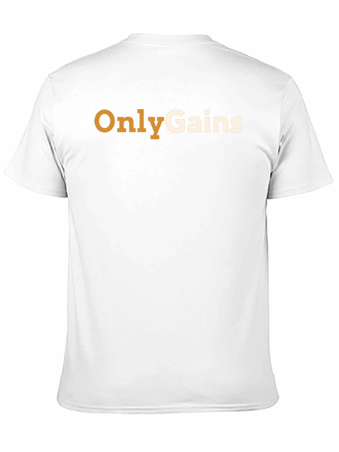 Only Gains Black Cotton T-Shirt