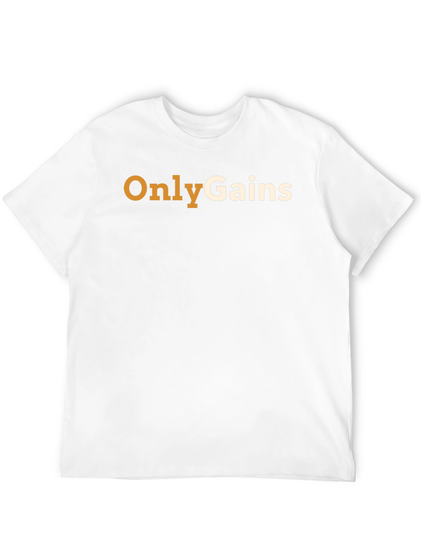 Only Gains Black Cotton T-Shirt