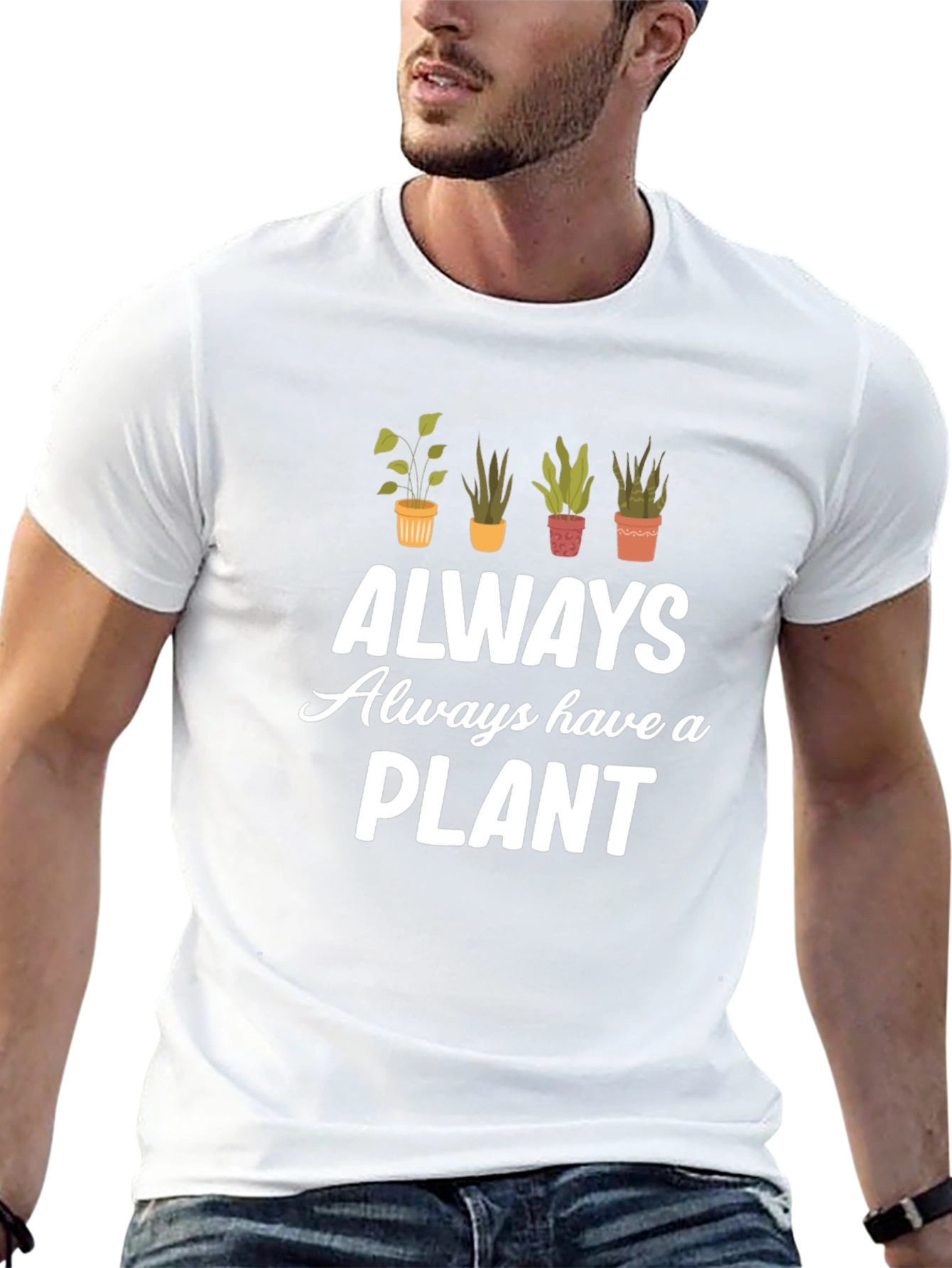 Always Have a Plant Black Graphic Tee
