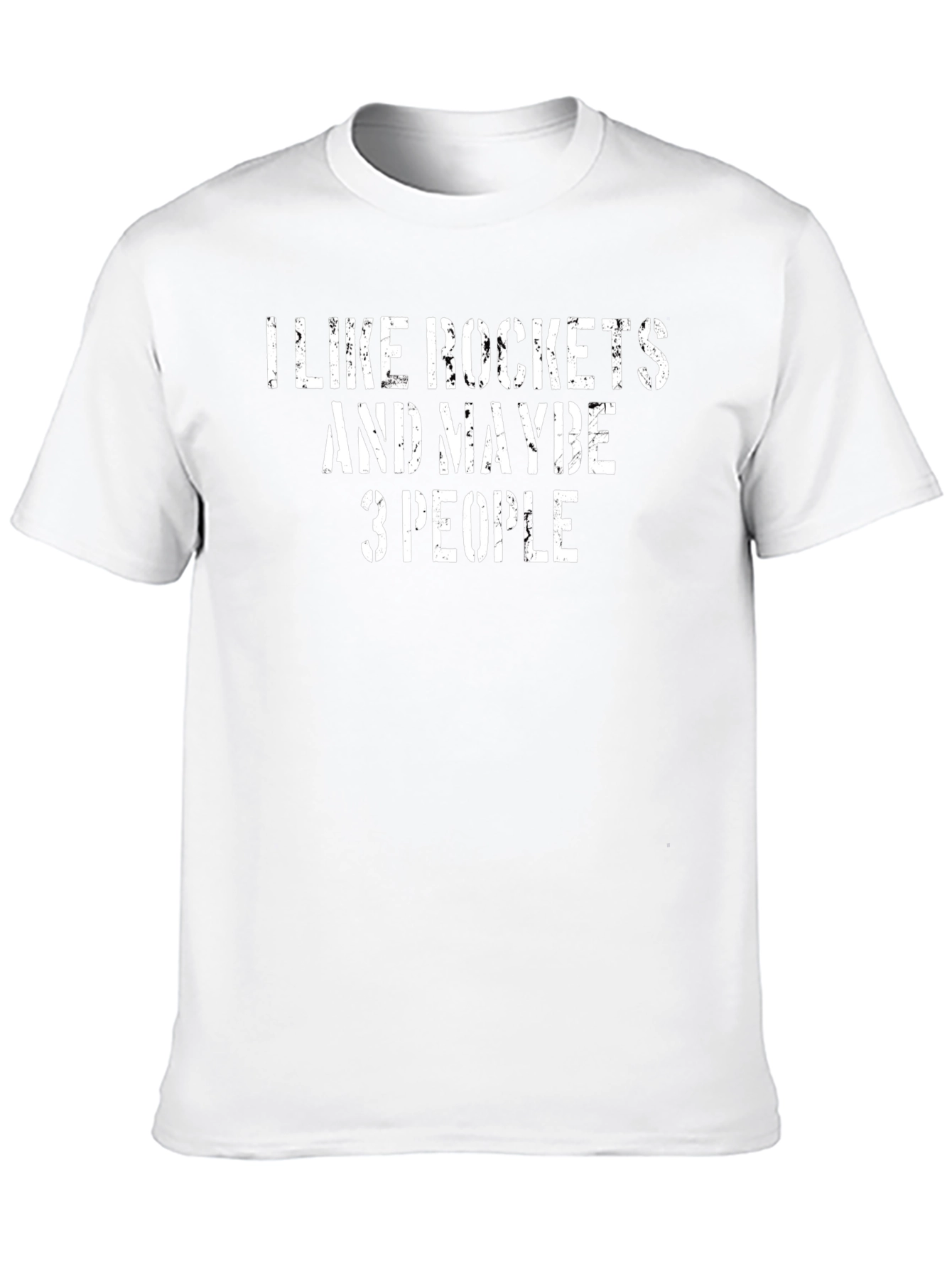 Rockets & People Graphic T-Shirt - Black